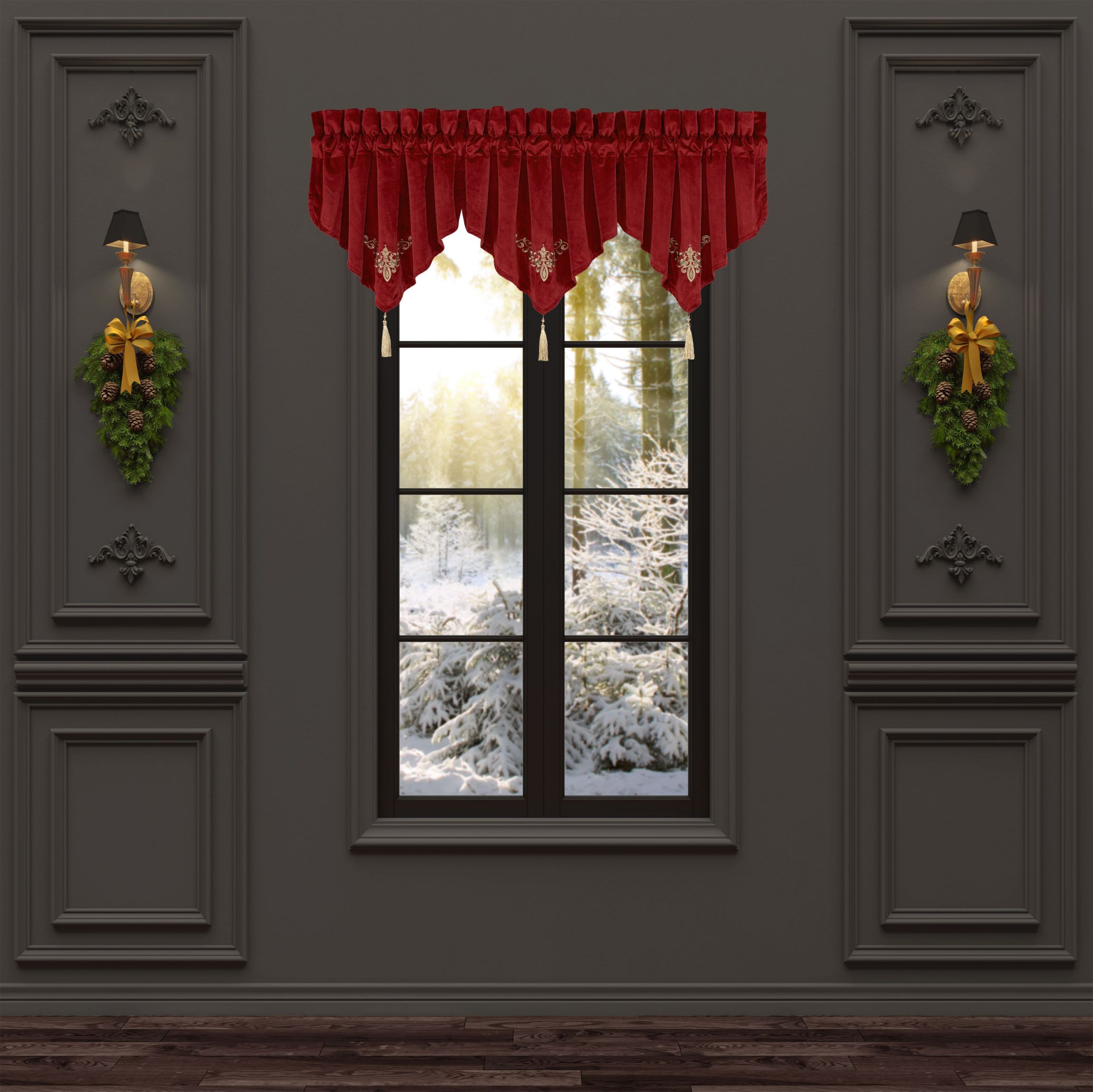 Noelle Window Ascot Valance