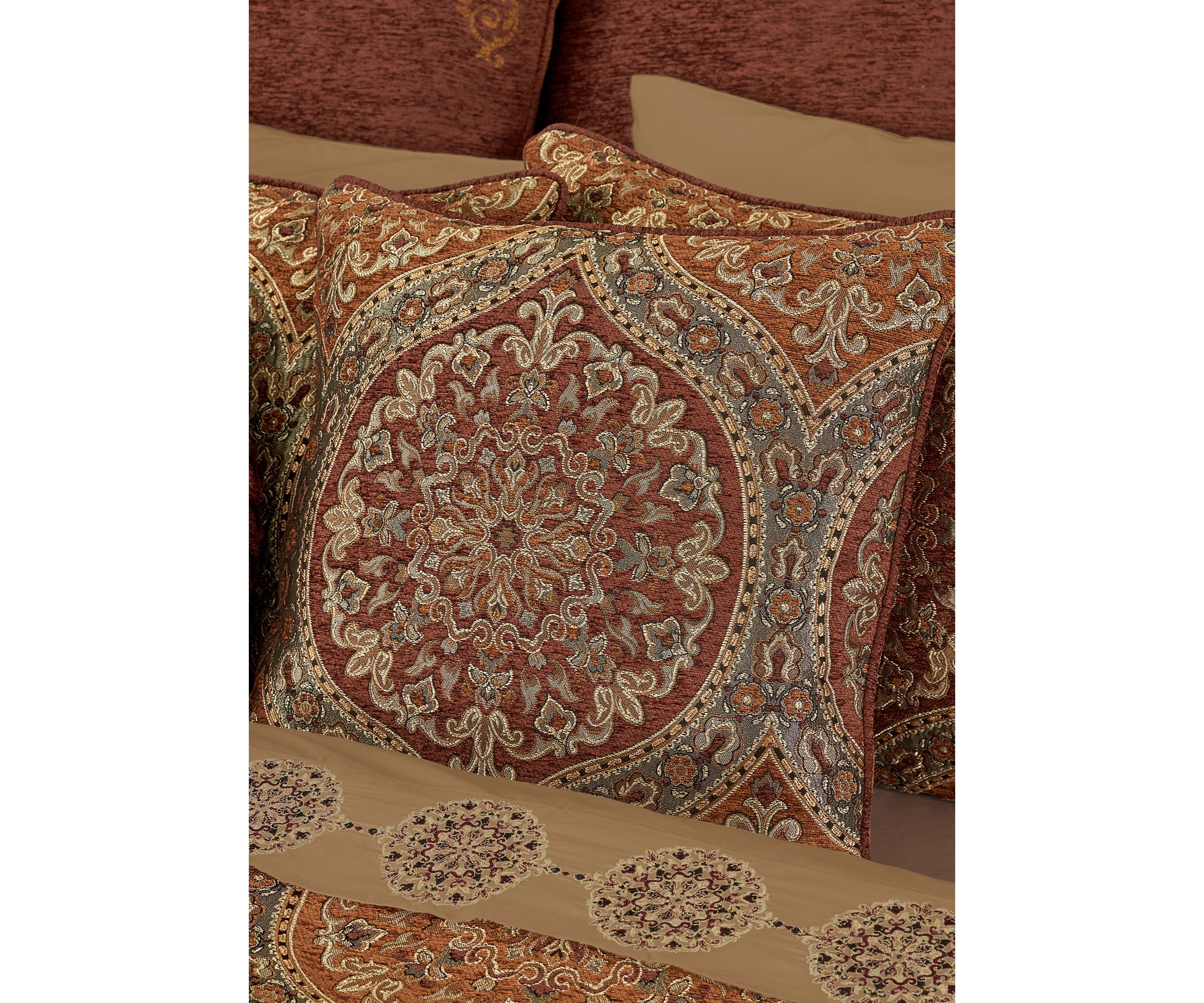 Harvest Moon 20" Square Decorative Throw Pillow