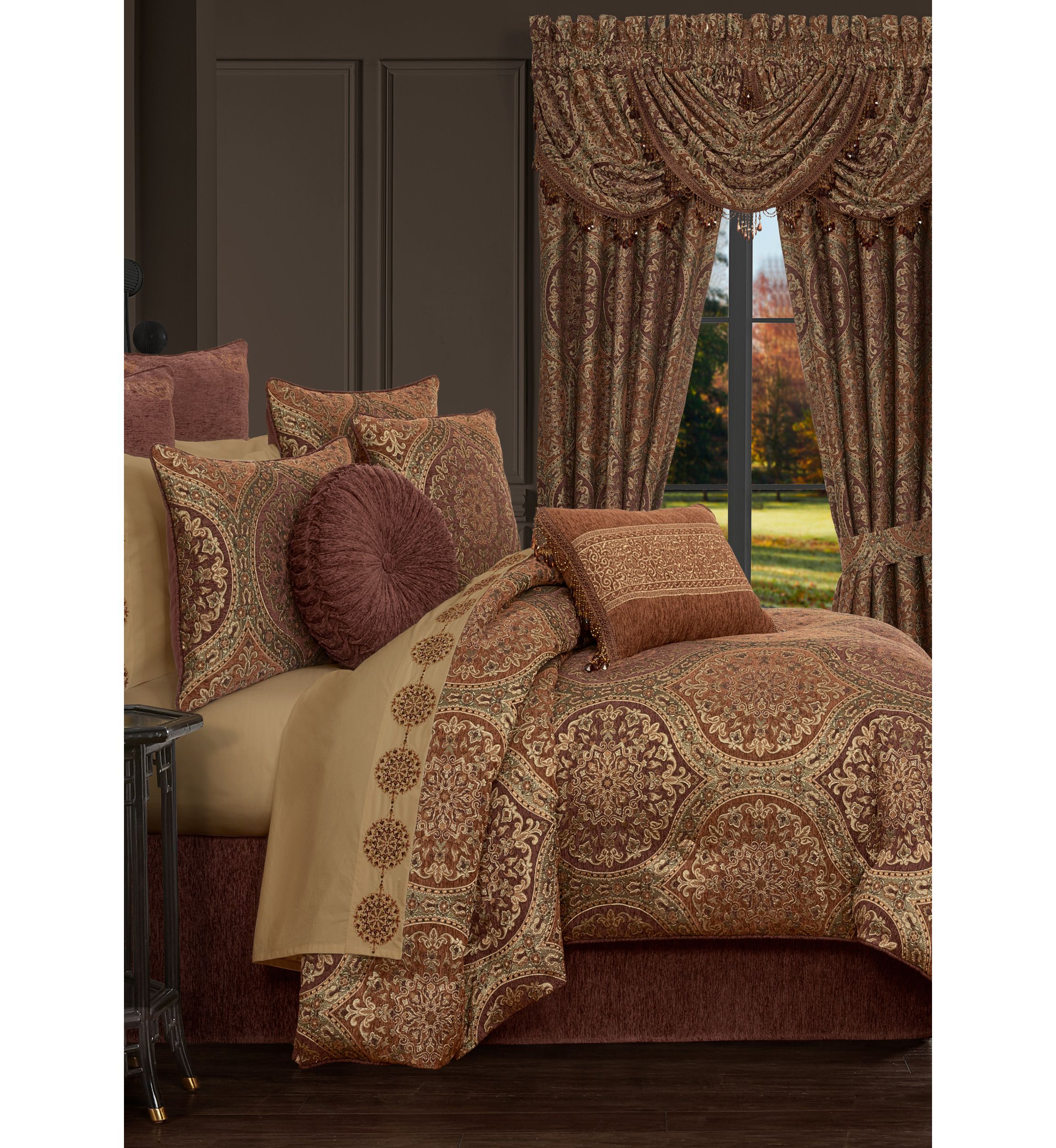 Harvest Moon Boudoir Decorative Throw Pillow