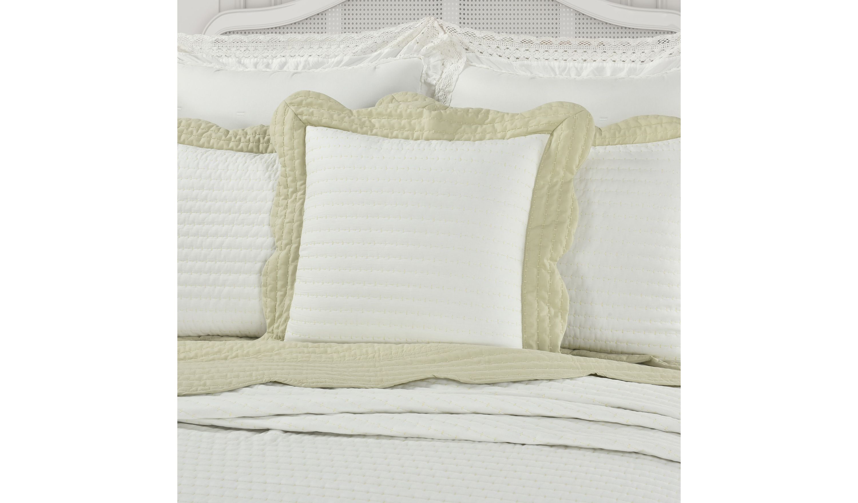 Amherst 20" Square Quilted Decorative Throw Pillow