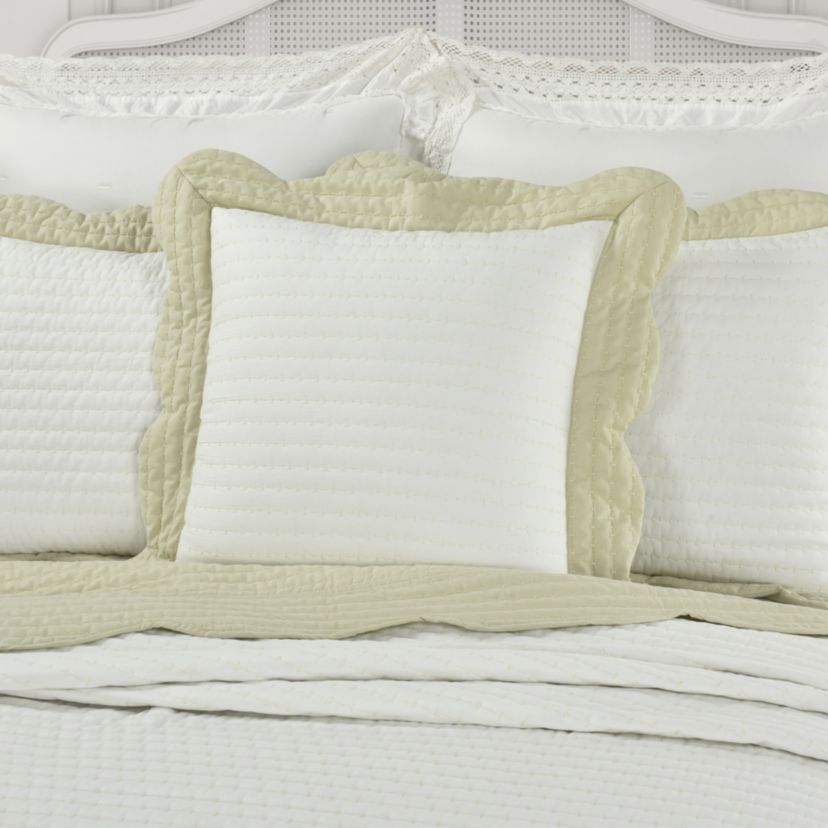 Amherst 20" Square Quilted Decorative Throw Pillow