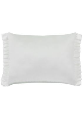 Becco White Square Decorative Throw Pillow 18 x 18 By J Queen