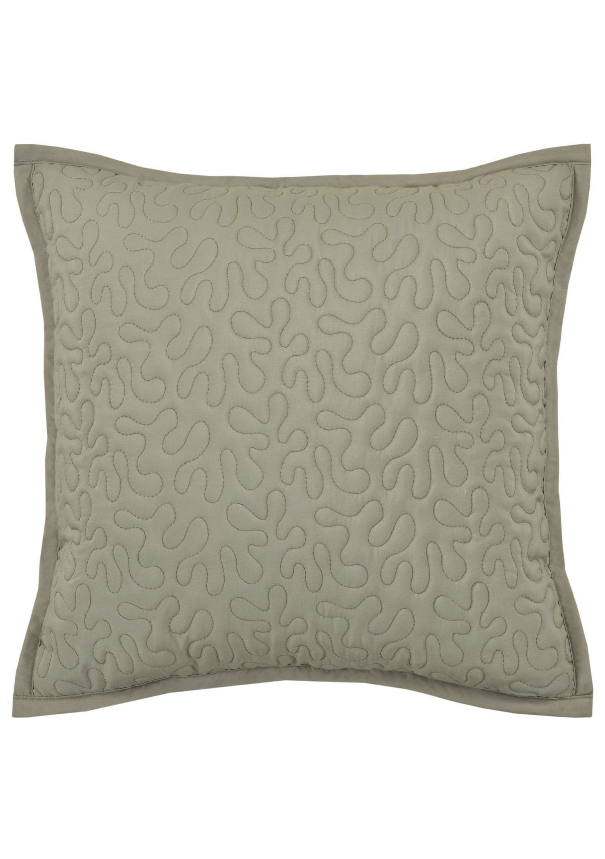 Evergreen 16" Square Quilted Decorative Throw Pillow