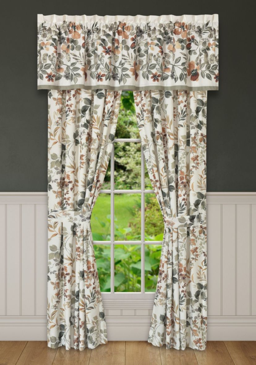 Evergreen Drapery Panel Pair