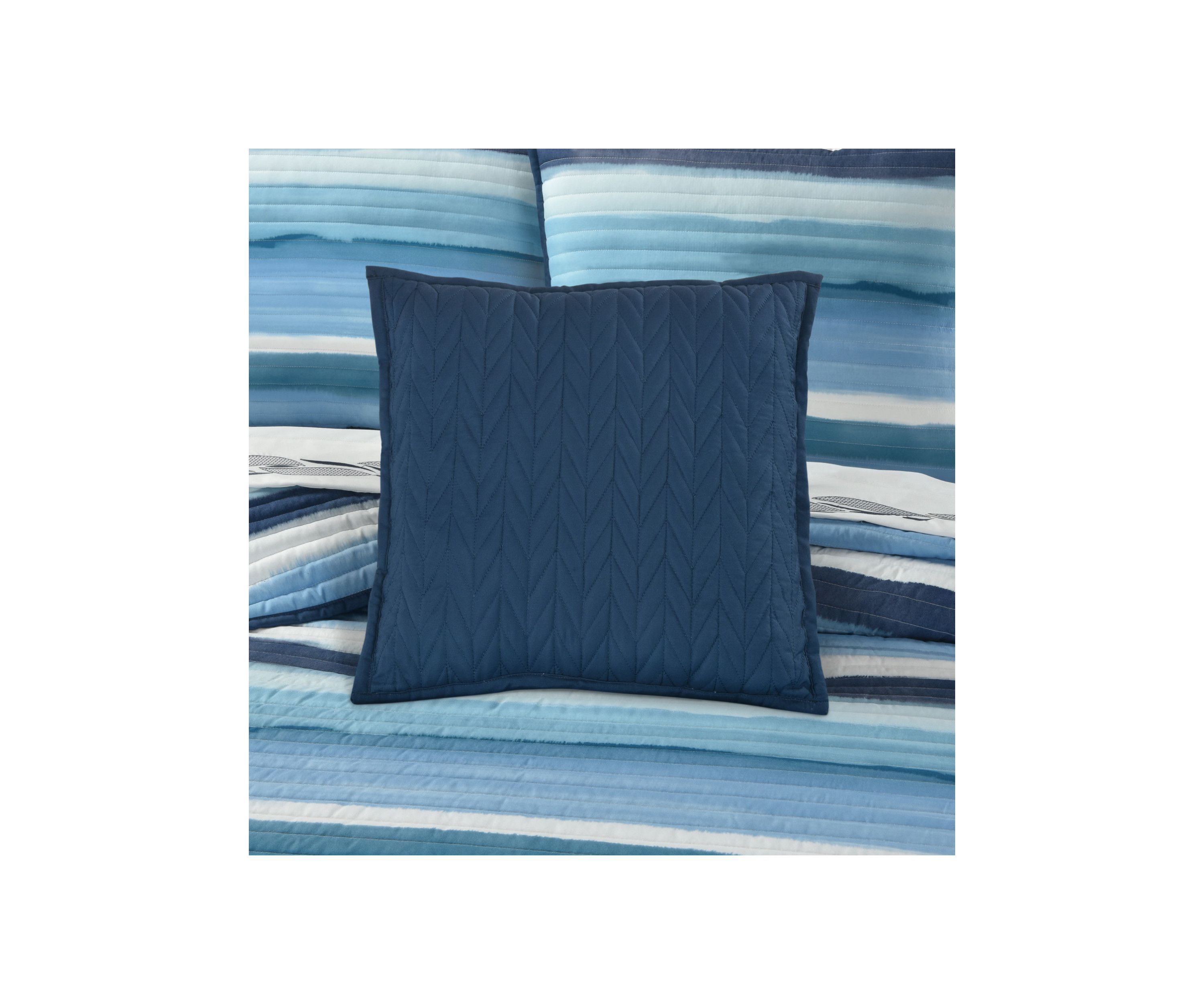 Balboa 16" Square Quilted Decorative Throw Pillow