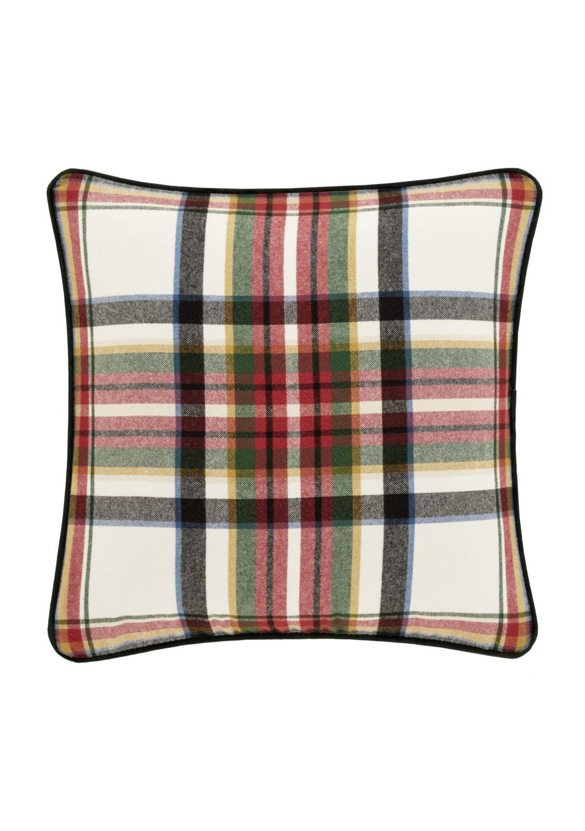 Christopher Plaid 20" Square Decorative Throw Pillow
