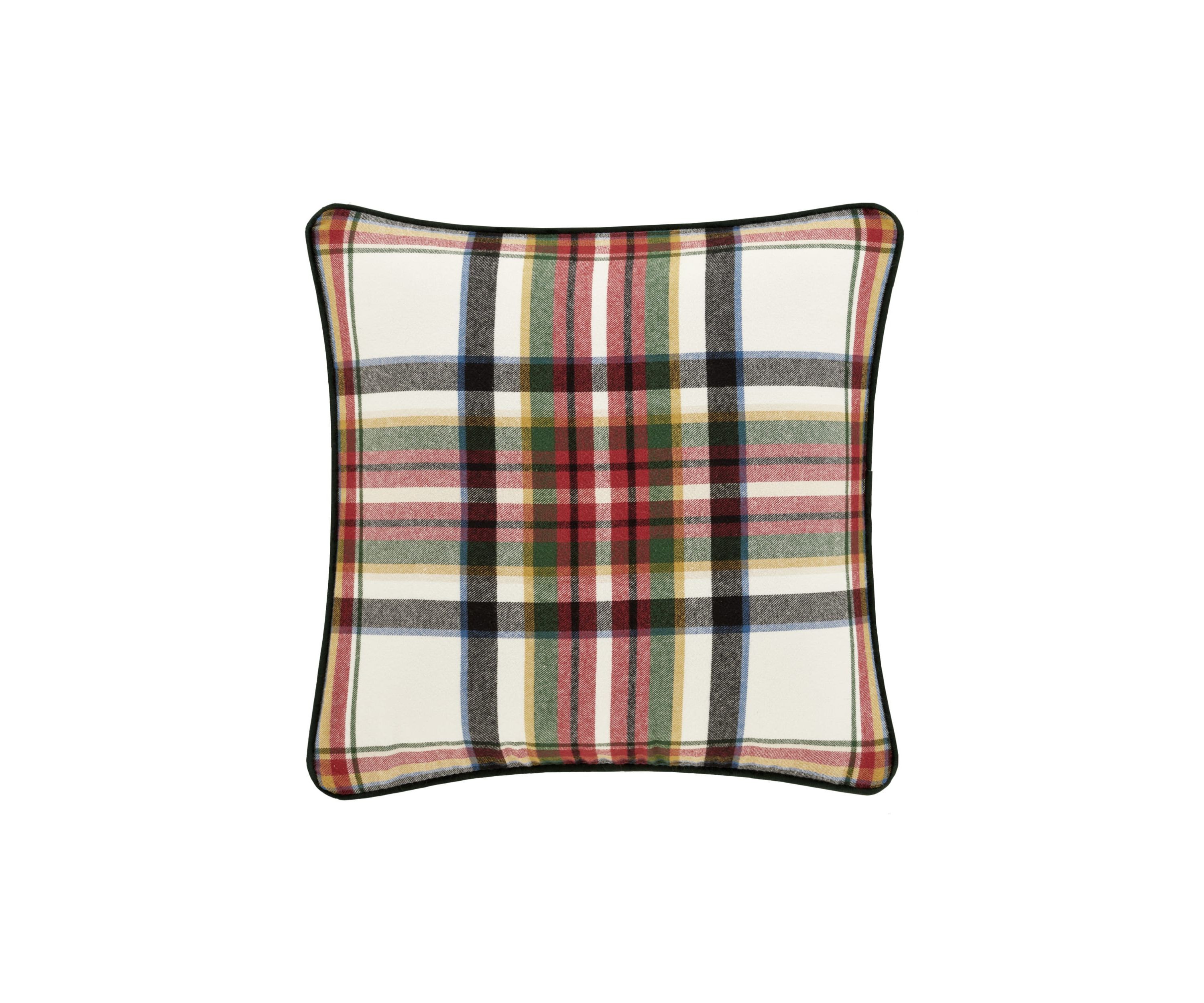 Christopher Plaid 20" Square Decorative Throw Pillow
