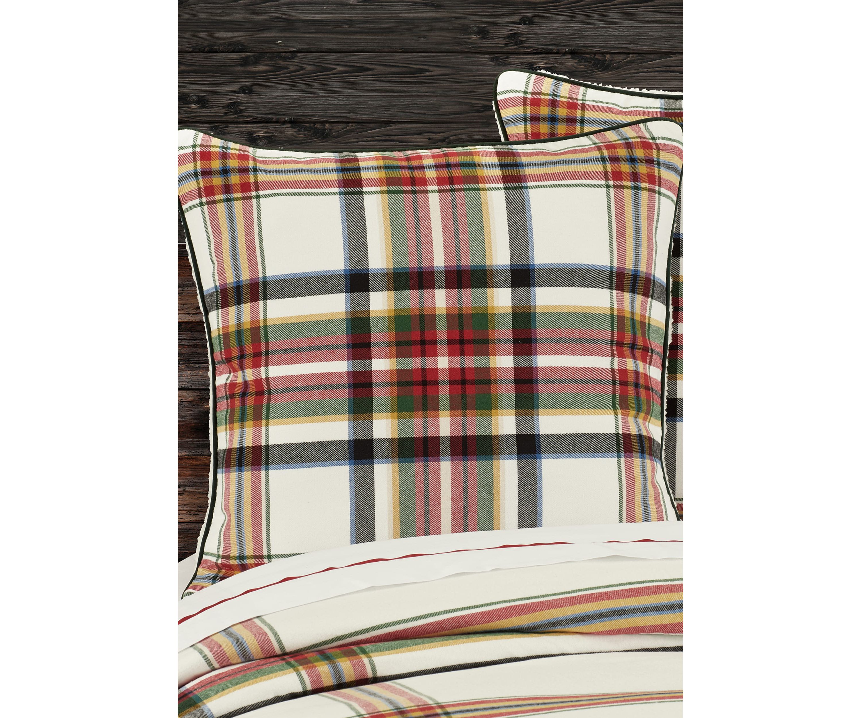 Christopher Plaid Euro Sham