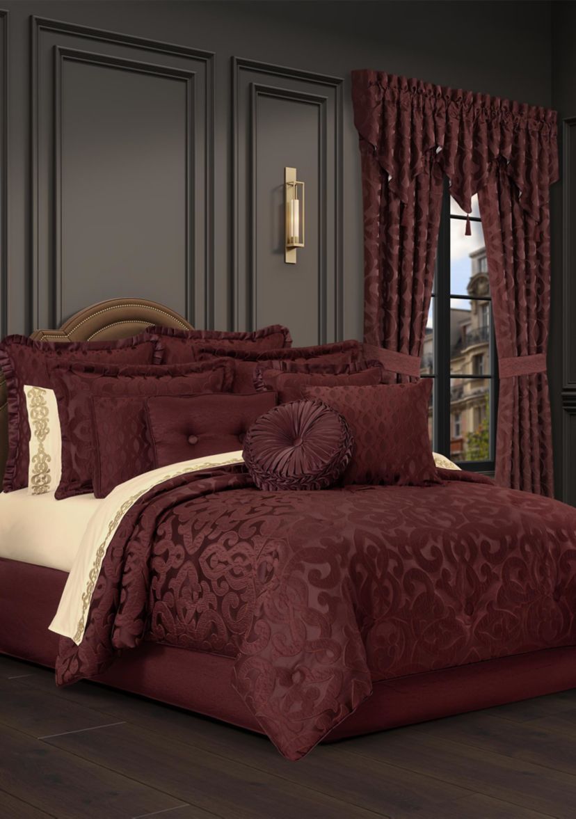FA24 LA BOHEME TUFT RD PLLW:13.5 13.5:MAROON
