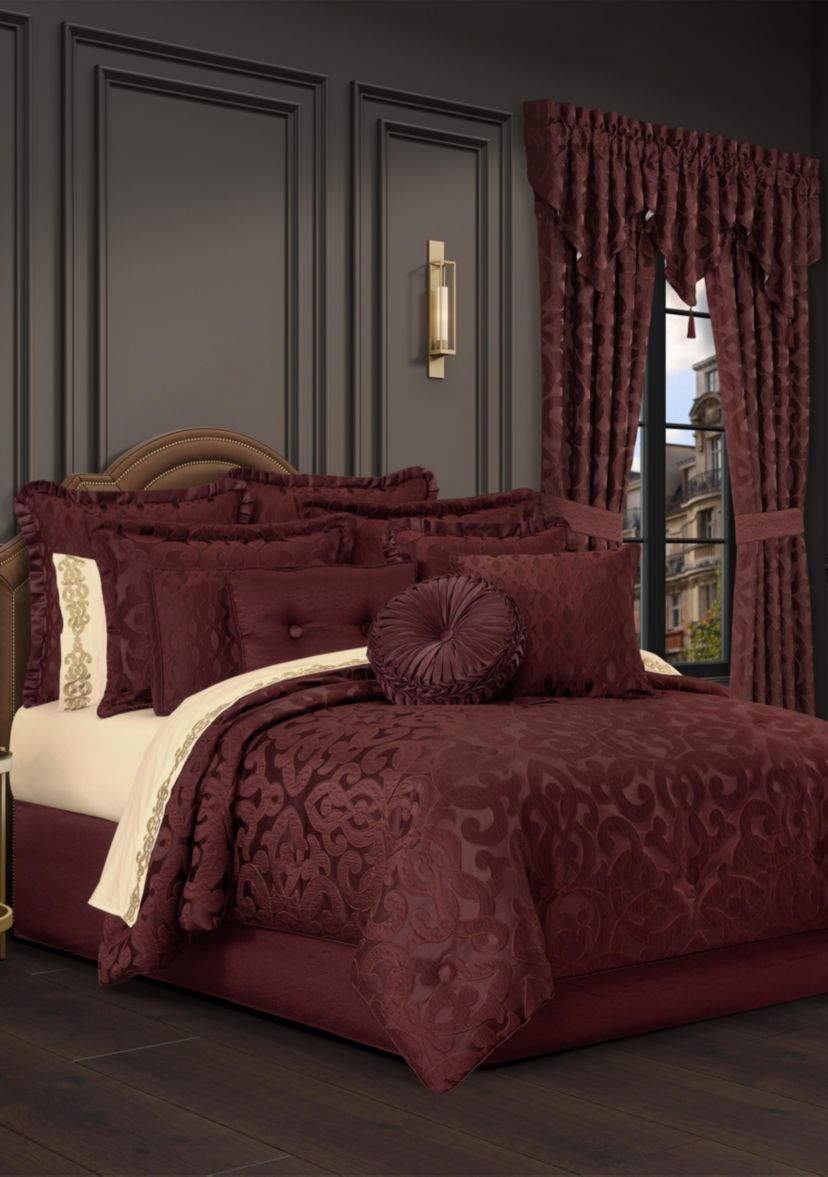 FA24 LA BOHEME TUFT RD PLLW:13.5 13.5:MAROON