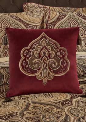 Five Queens Court Daniel Plaid Square Decorative Pillow, 18 x 18