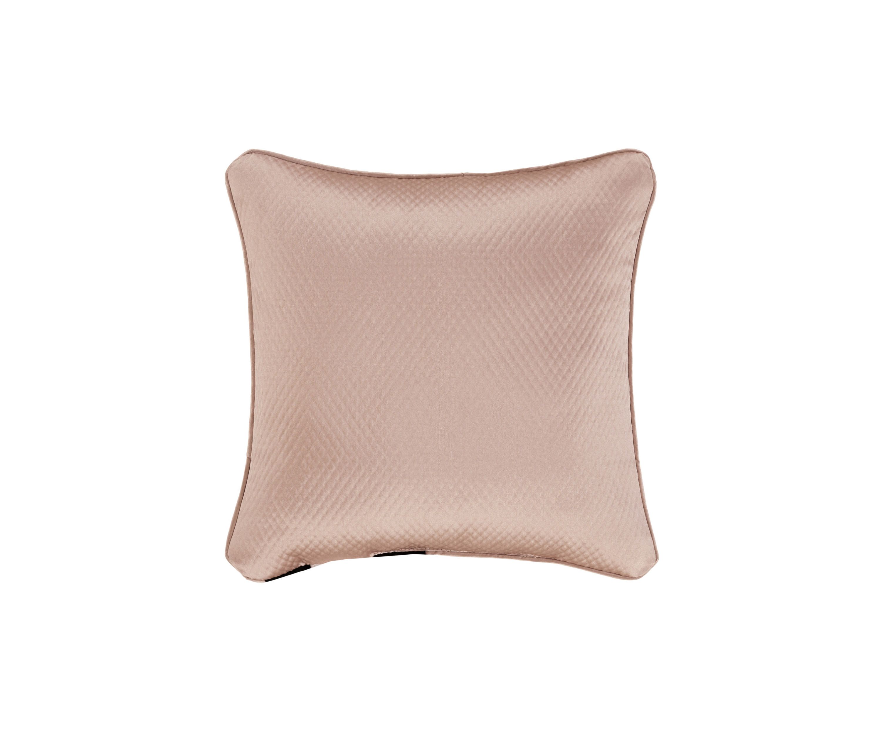 Rosewater 18" Square Embellished Decorative Throw Pillow