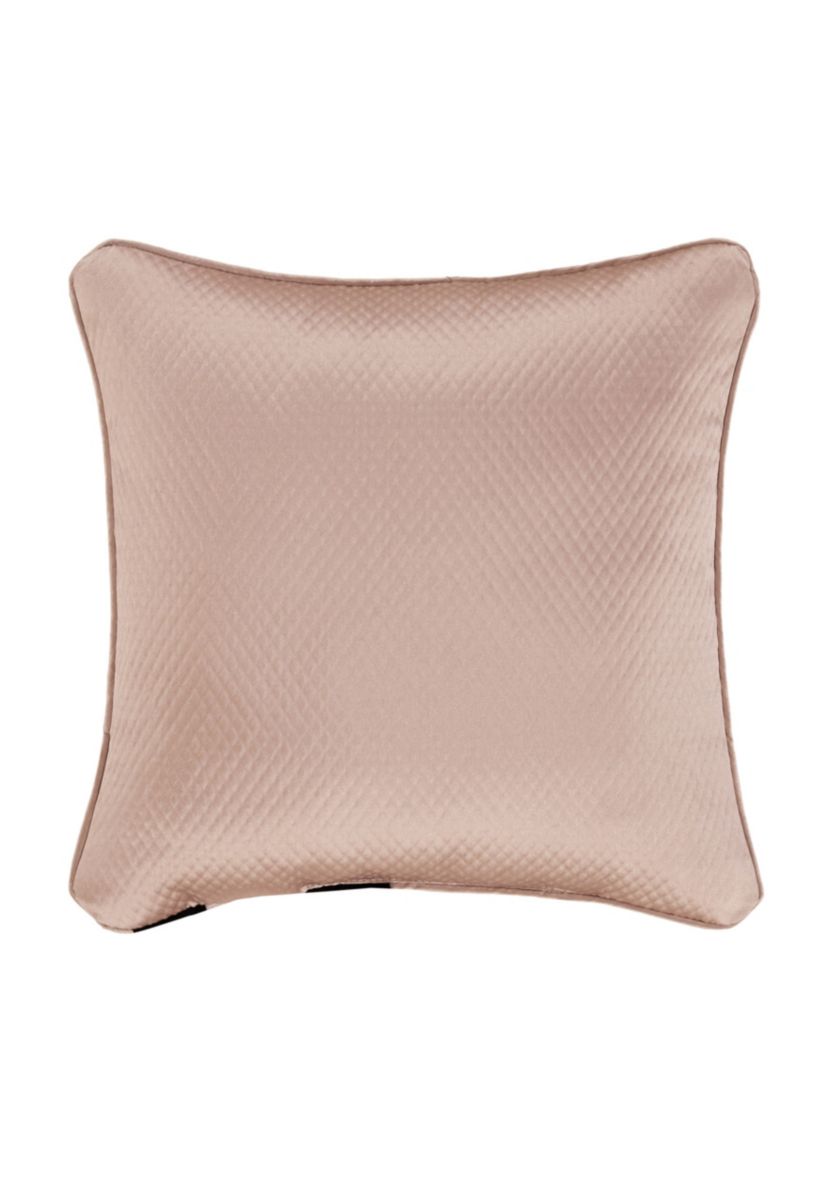 Rosewater 18" Square Embellished Decorative Throw Pillow