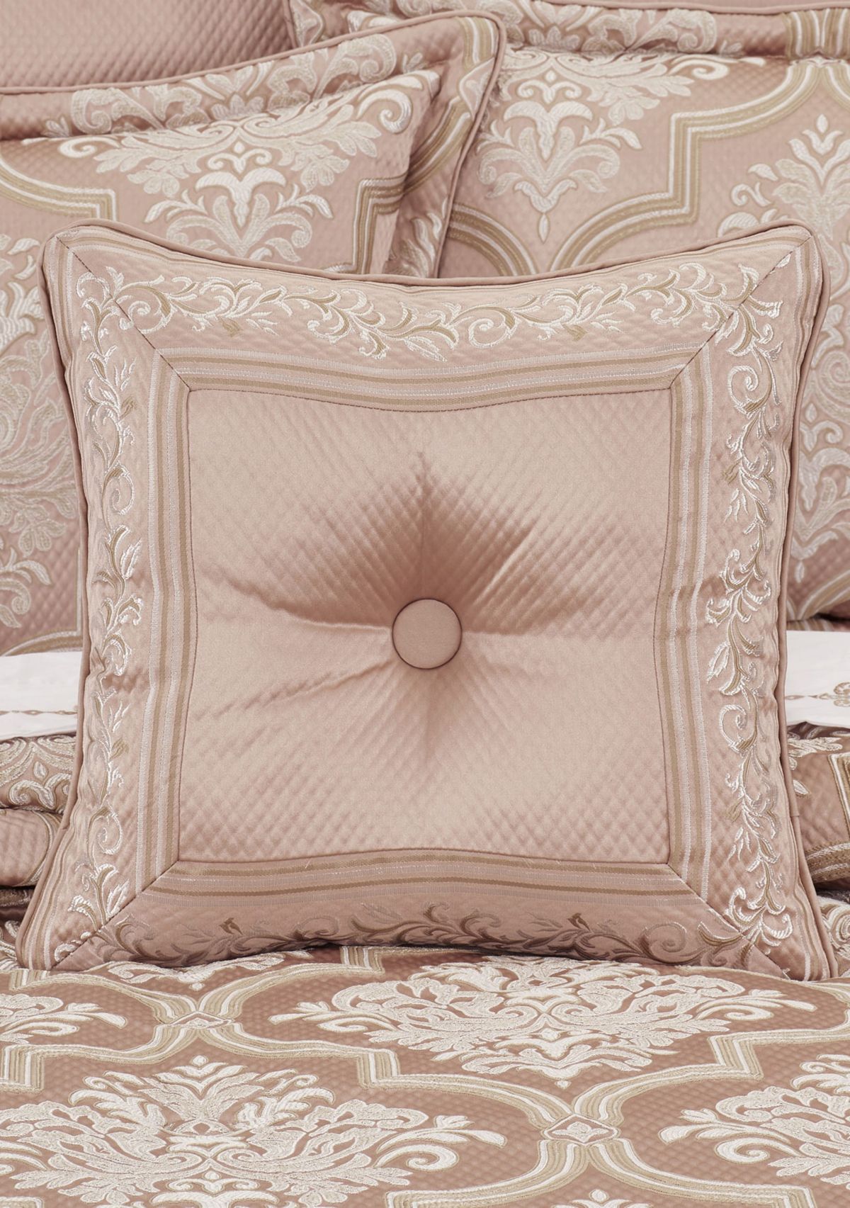 Rosewater 18" Square Decorative Throw Pillow