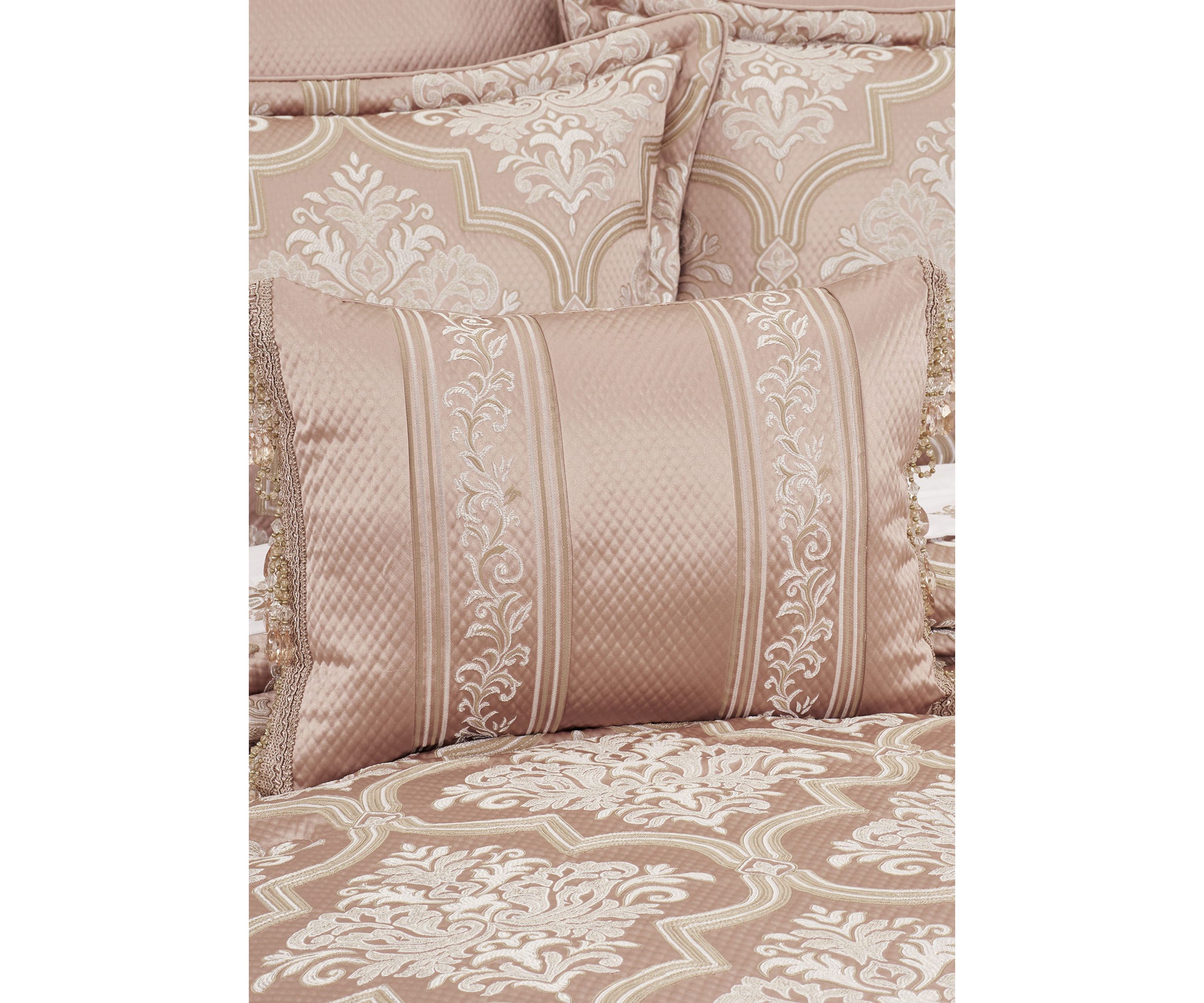 Rosewater Boudoir Decorative Throw Pillow
