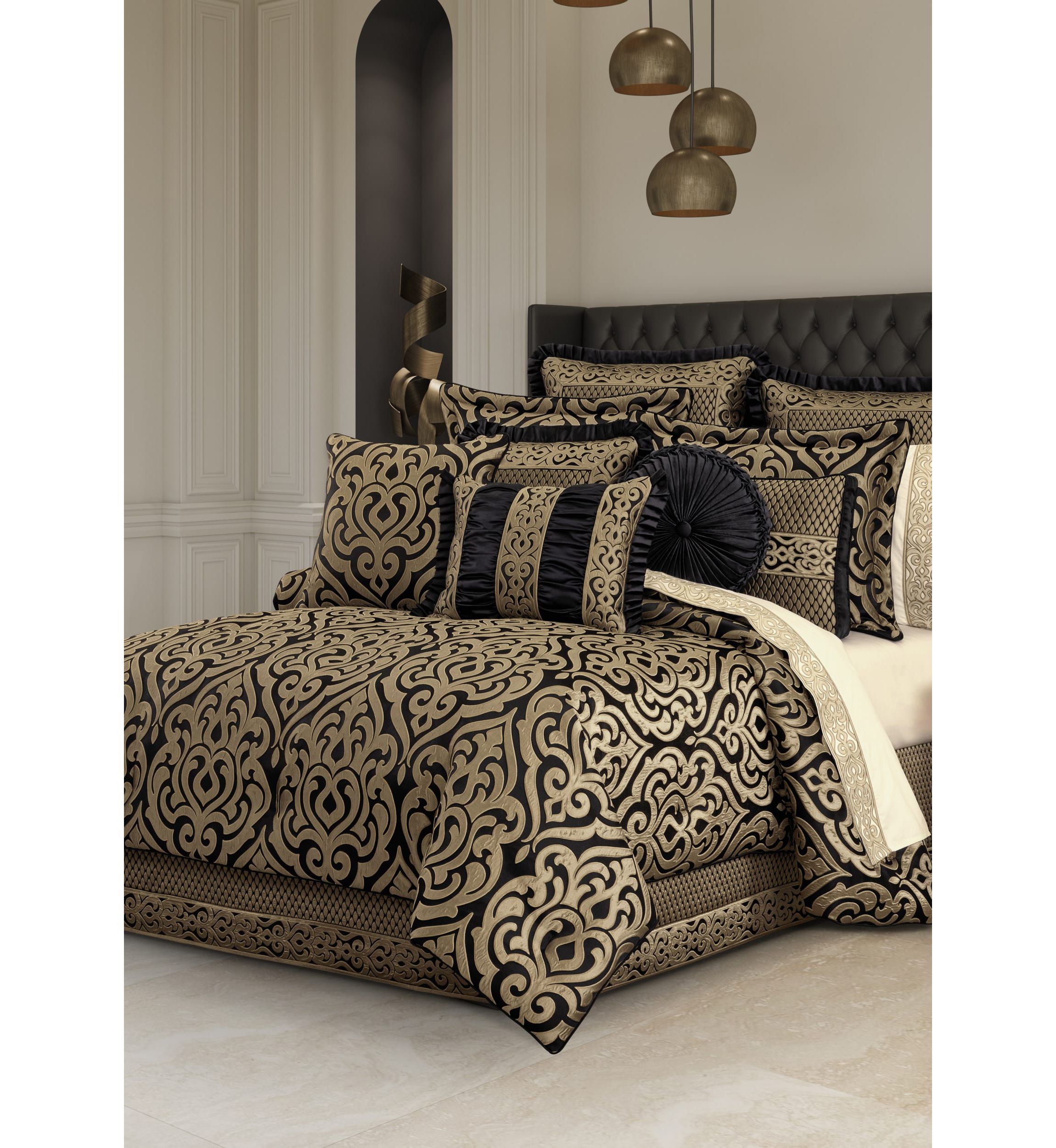 Bolero 20" Square Embellished Decorative Throw Pillow