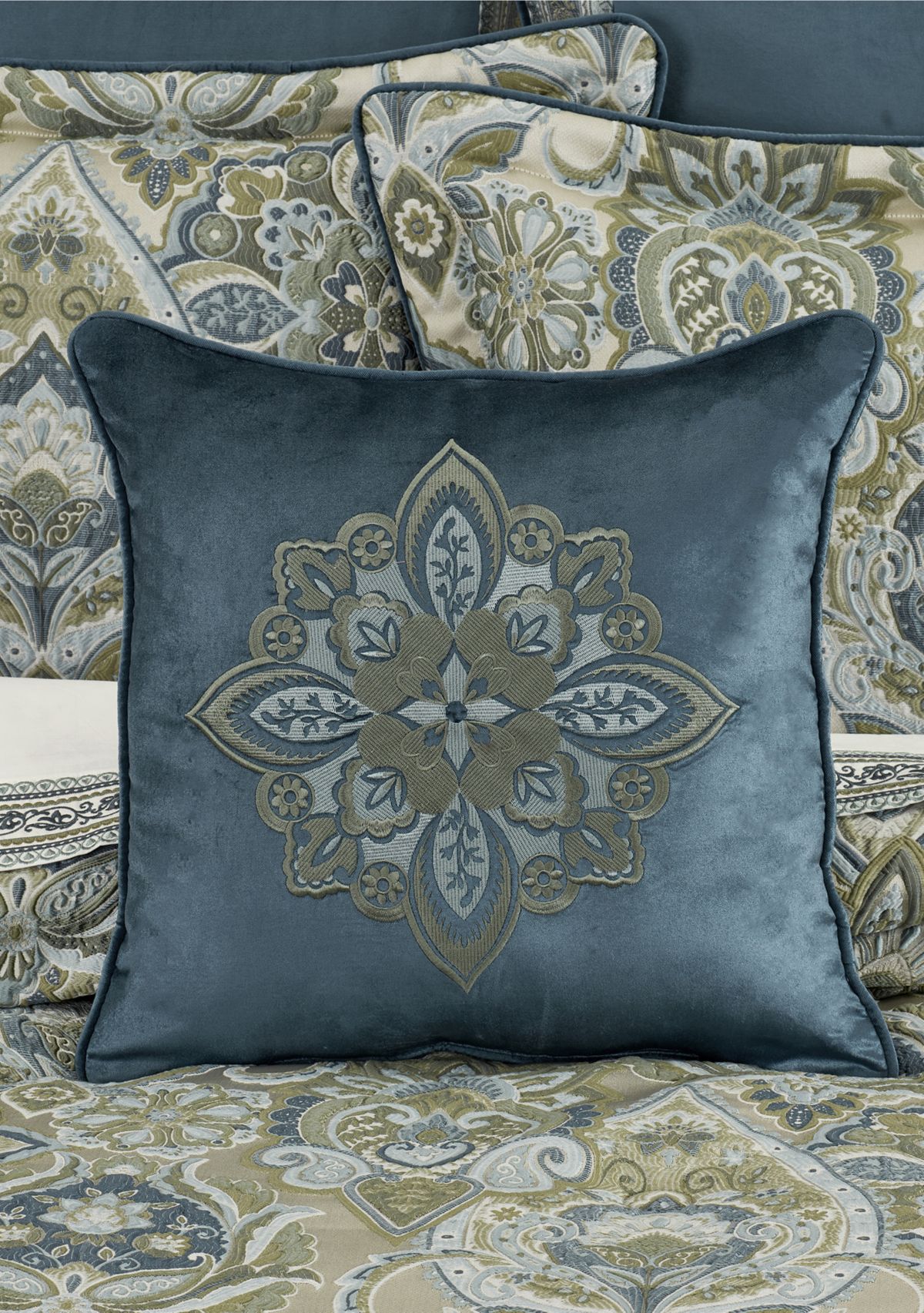 Avellino 18" Square Decorative Throw Pillow