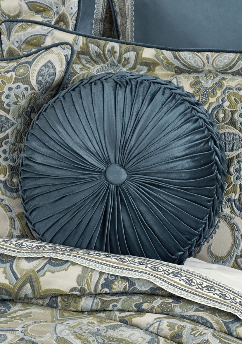 Avellino Tufted Round Decorative Throw Pillow