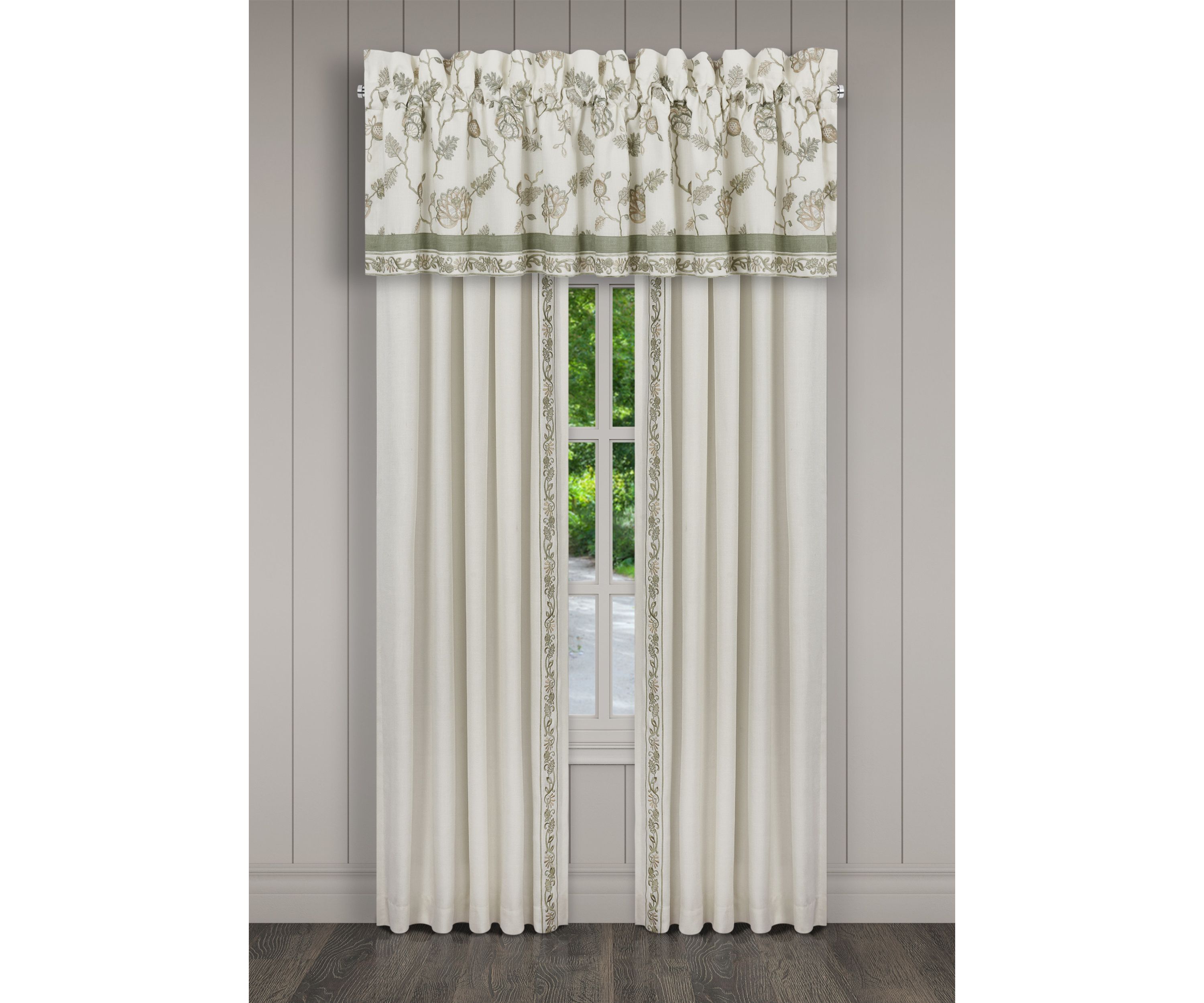 SP25 FAIRVIEW VAL:Valance  Straight 71-80:SAGE