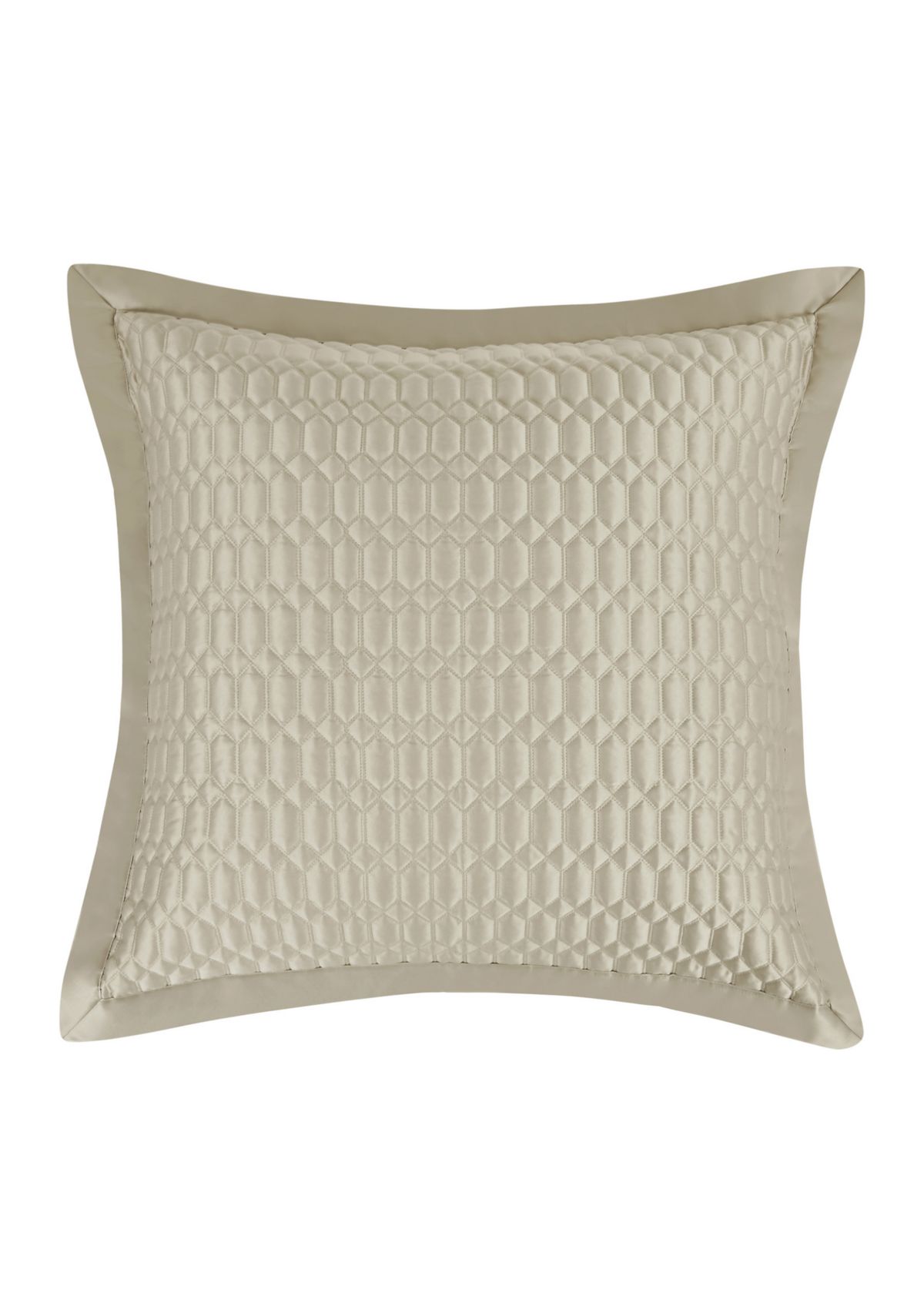 Brilliance 20" Square Quilted Decorative Throw Pillow