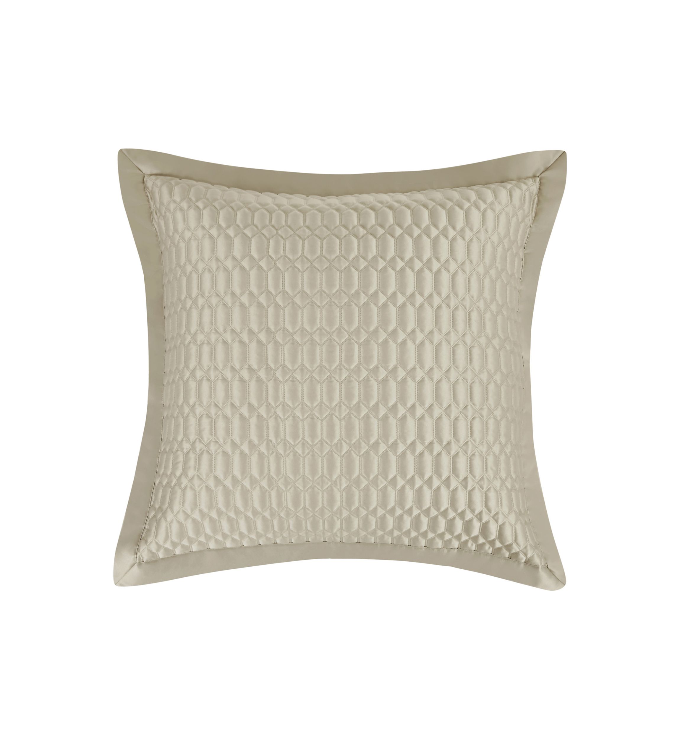 Brilliance 20" Square Quilted Decorative Throw Pillow