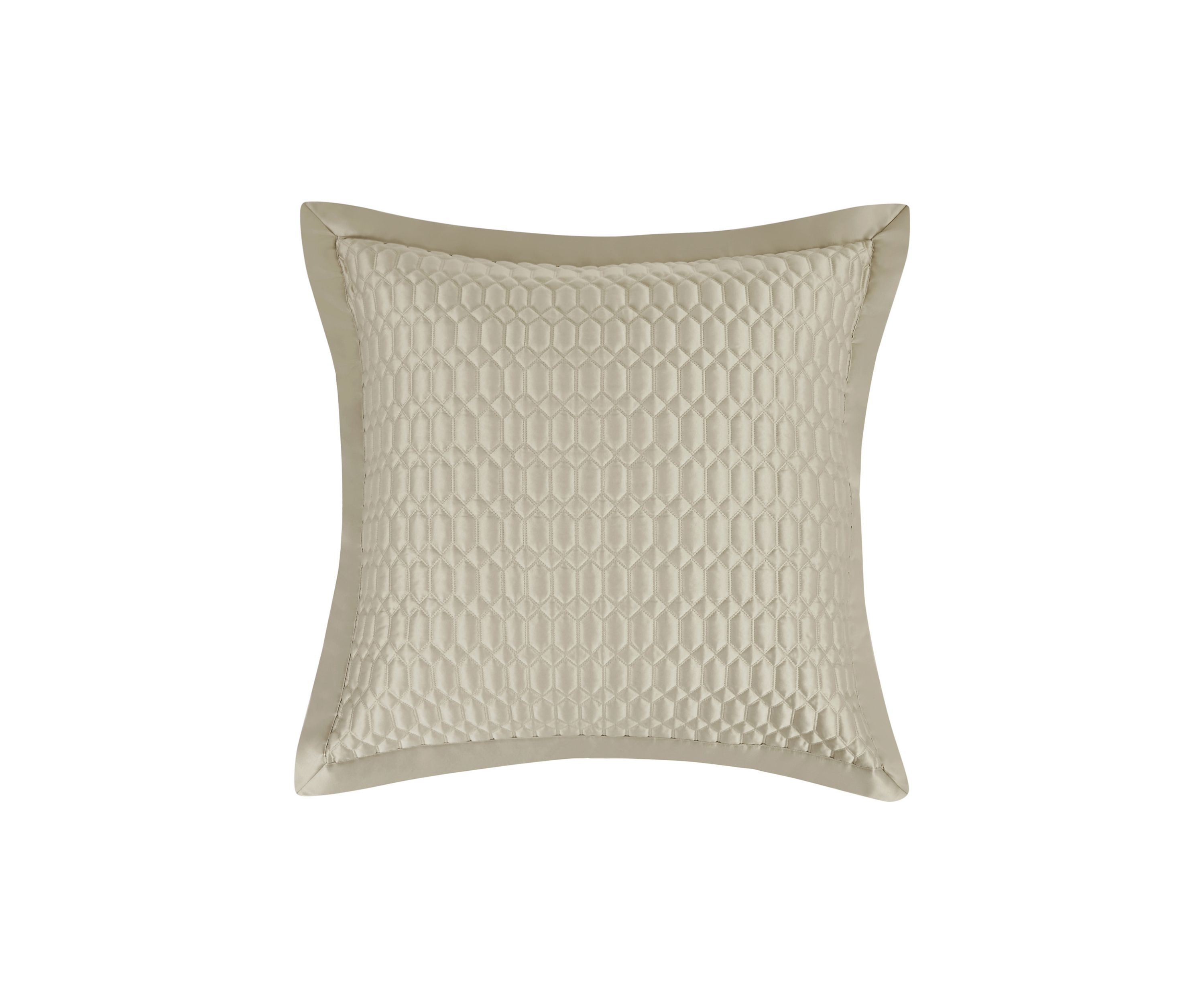 Brilliance 20" Square Quilted Decorative Throw Pillow