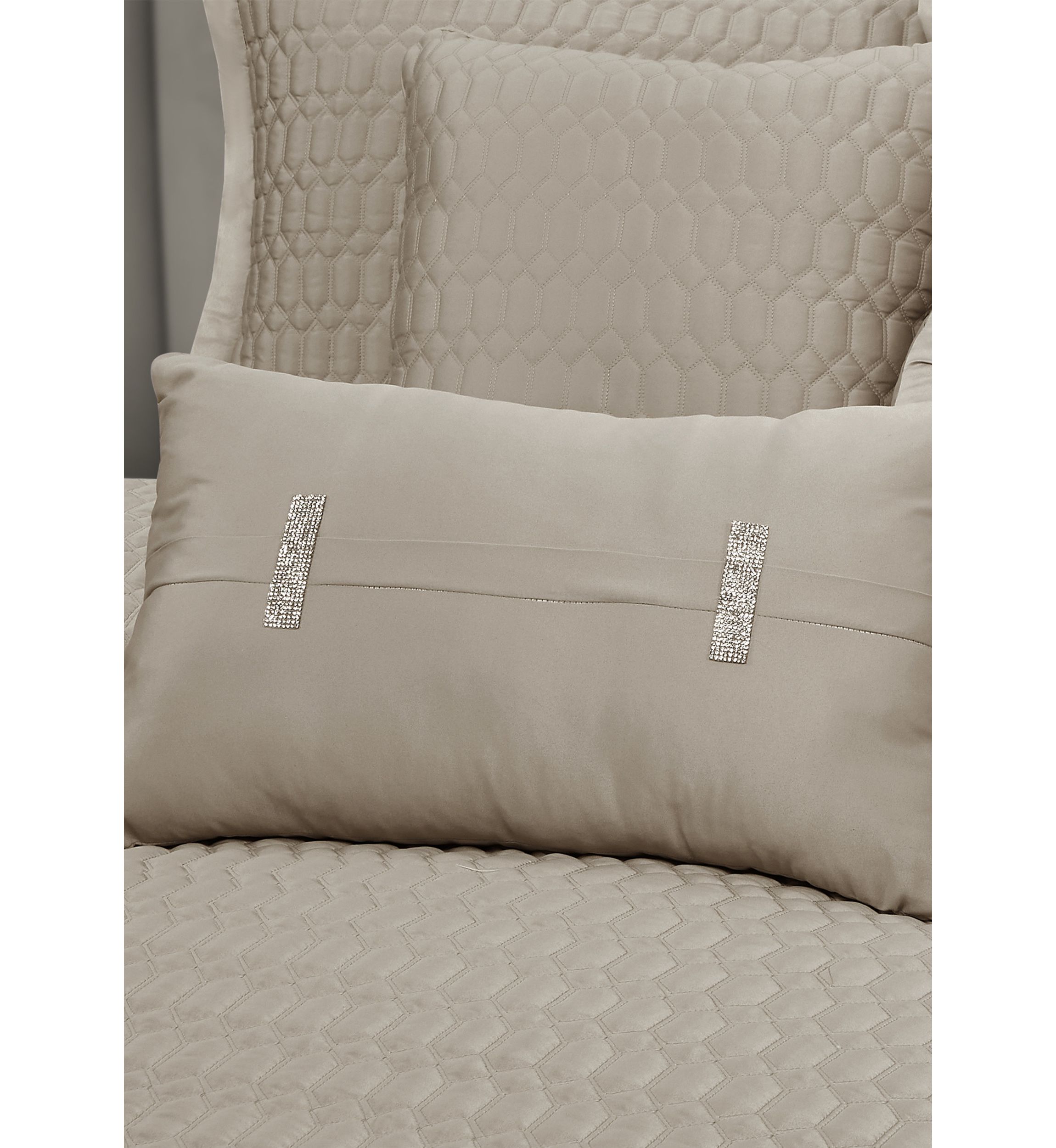 Brilliance Quilted Boudoir Decorative Throw Pillow