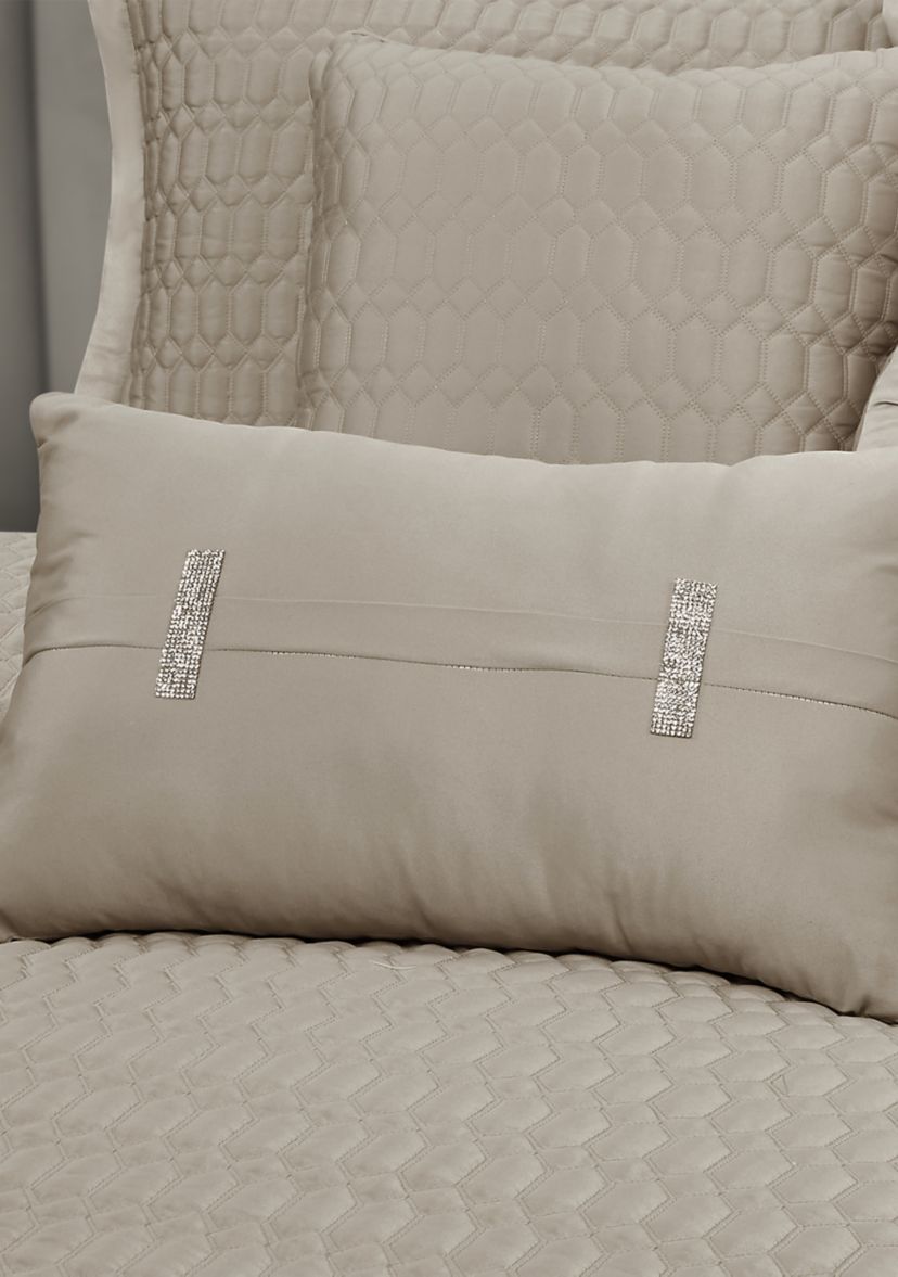 Brilliance Quilted Boudoir Decorative Throw Pillow