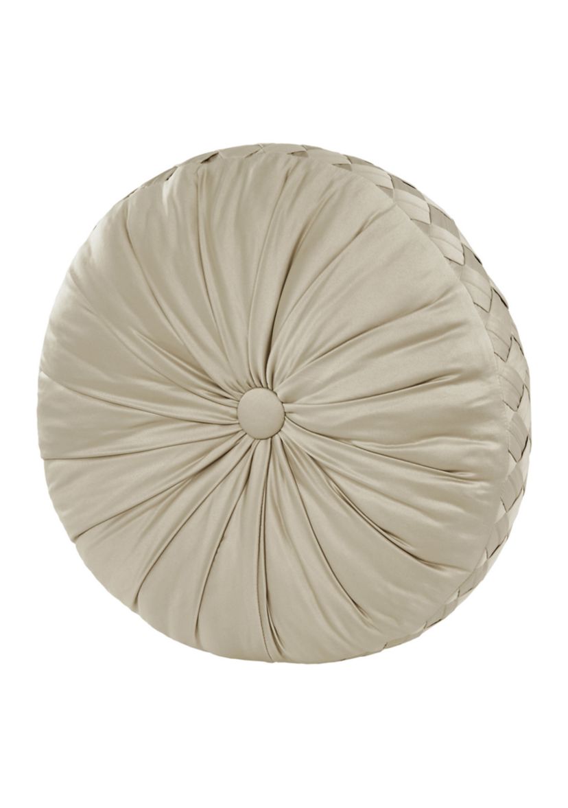 Brilliance Tufted Round Decorative Throw Pillow