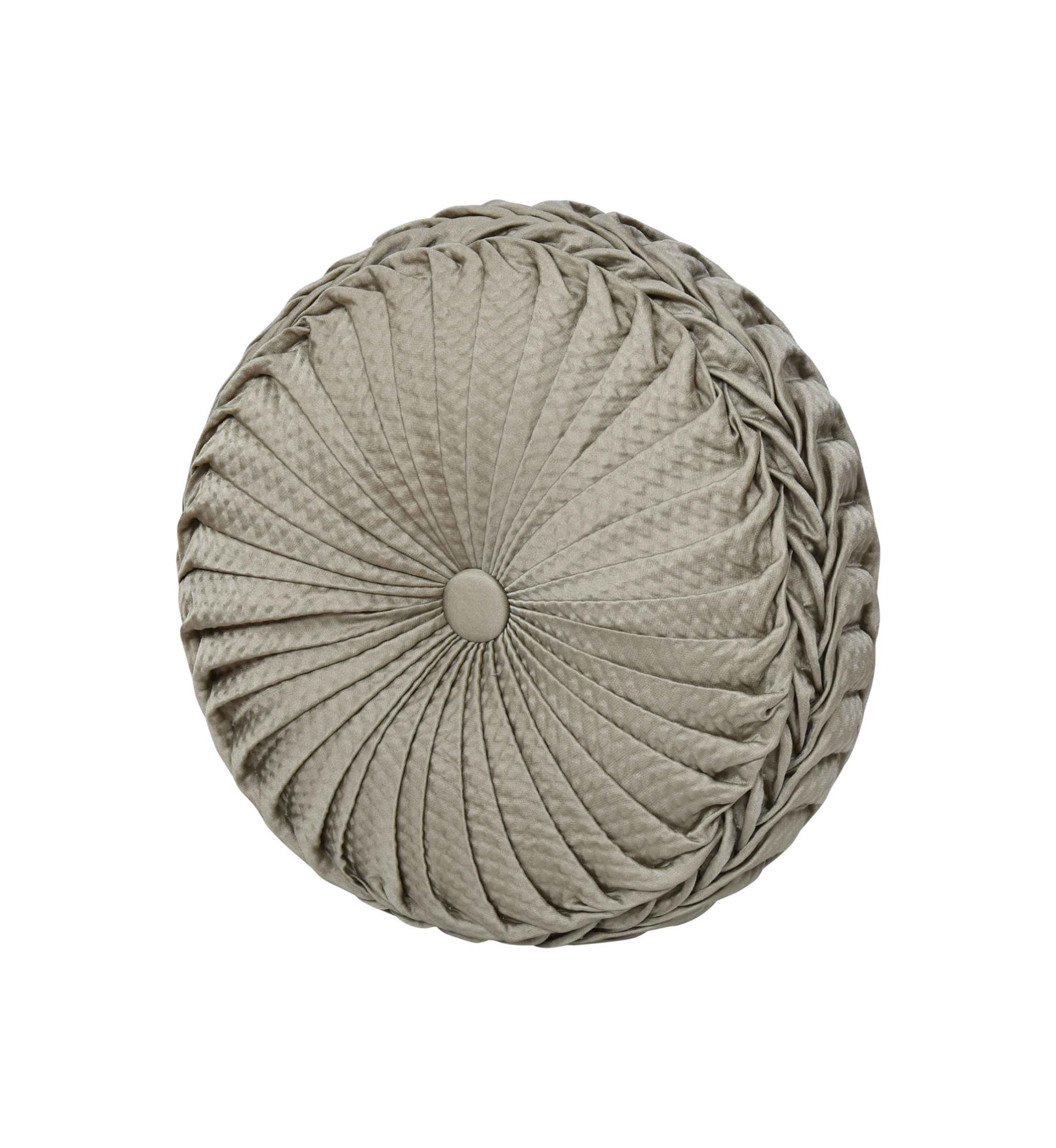 Piazza Tufted Round Decorative Throw Pillow