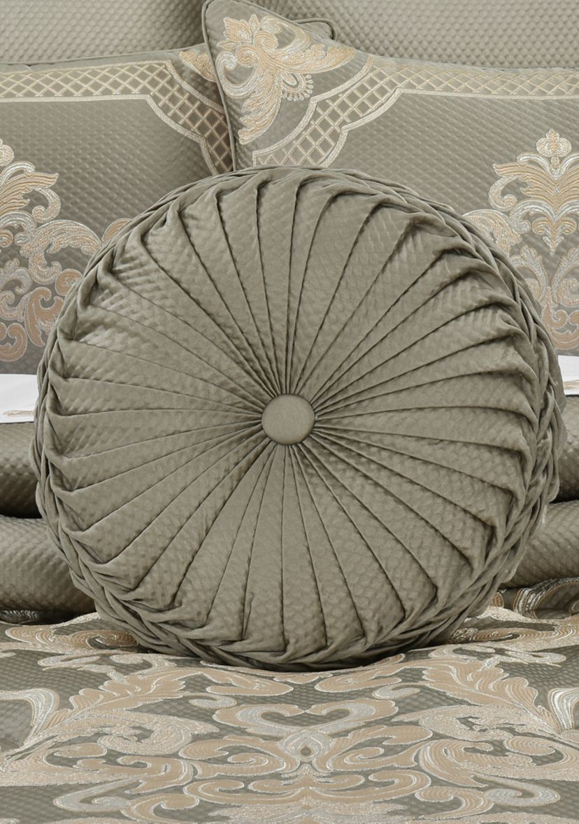 Piazza Tufted Round Decorative Throw Pillow