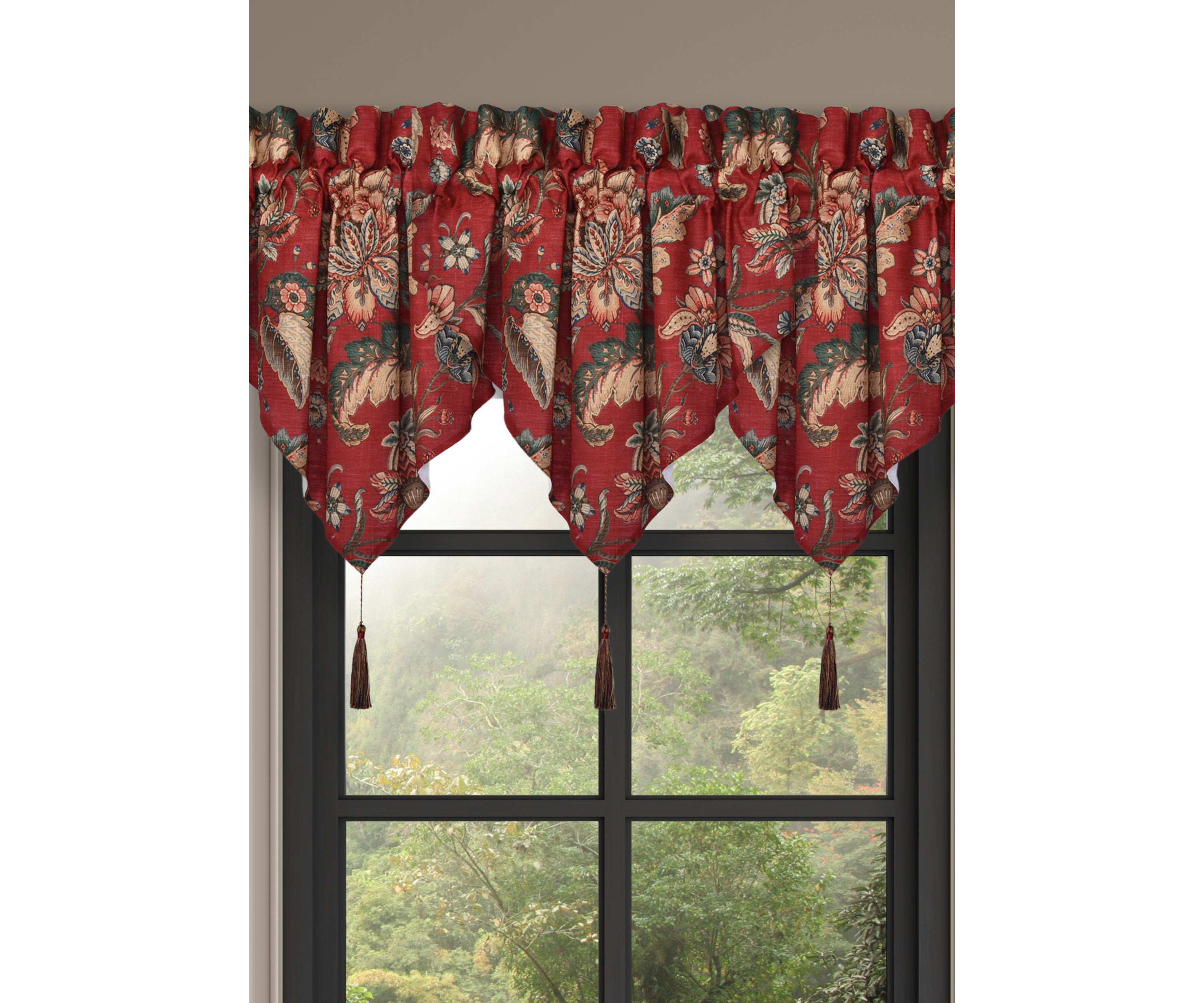Enchanted Garden Window Ascot Valance