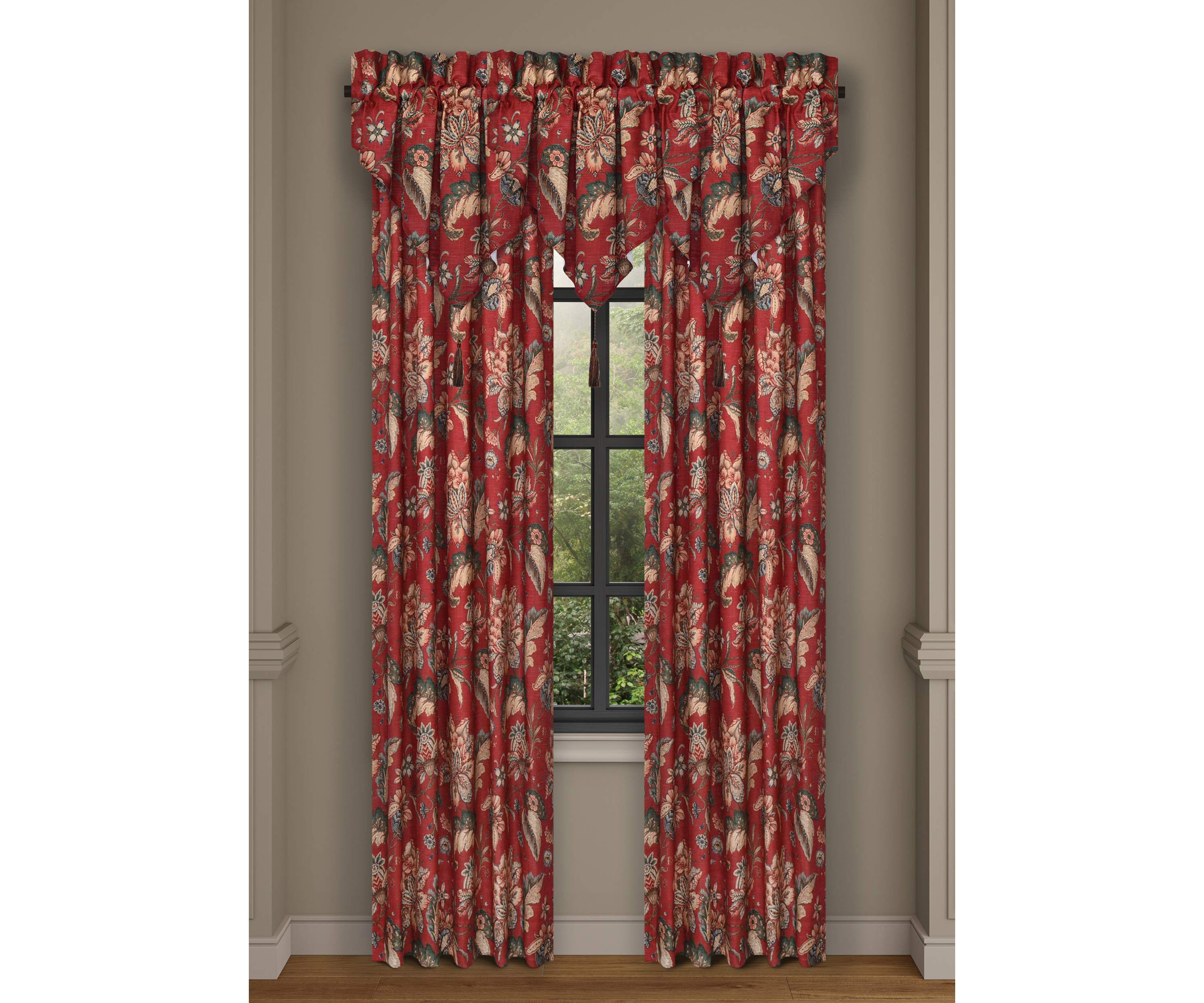 Enchanted Garden Window Ascot Valance