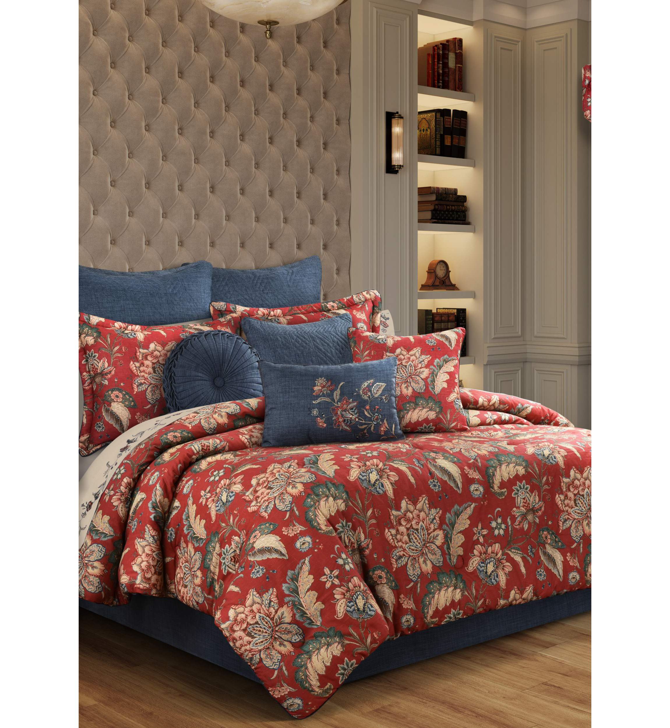 Enchanted Garden 18" Square Decorative Throw Pillow