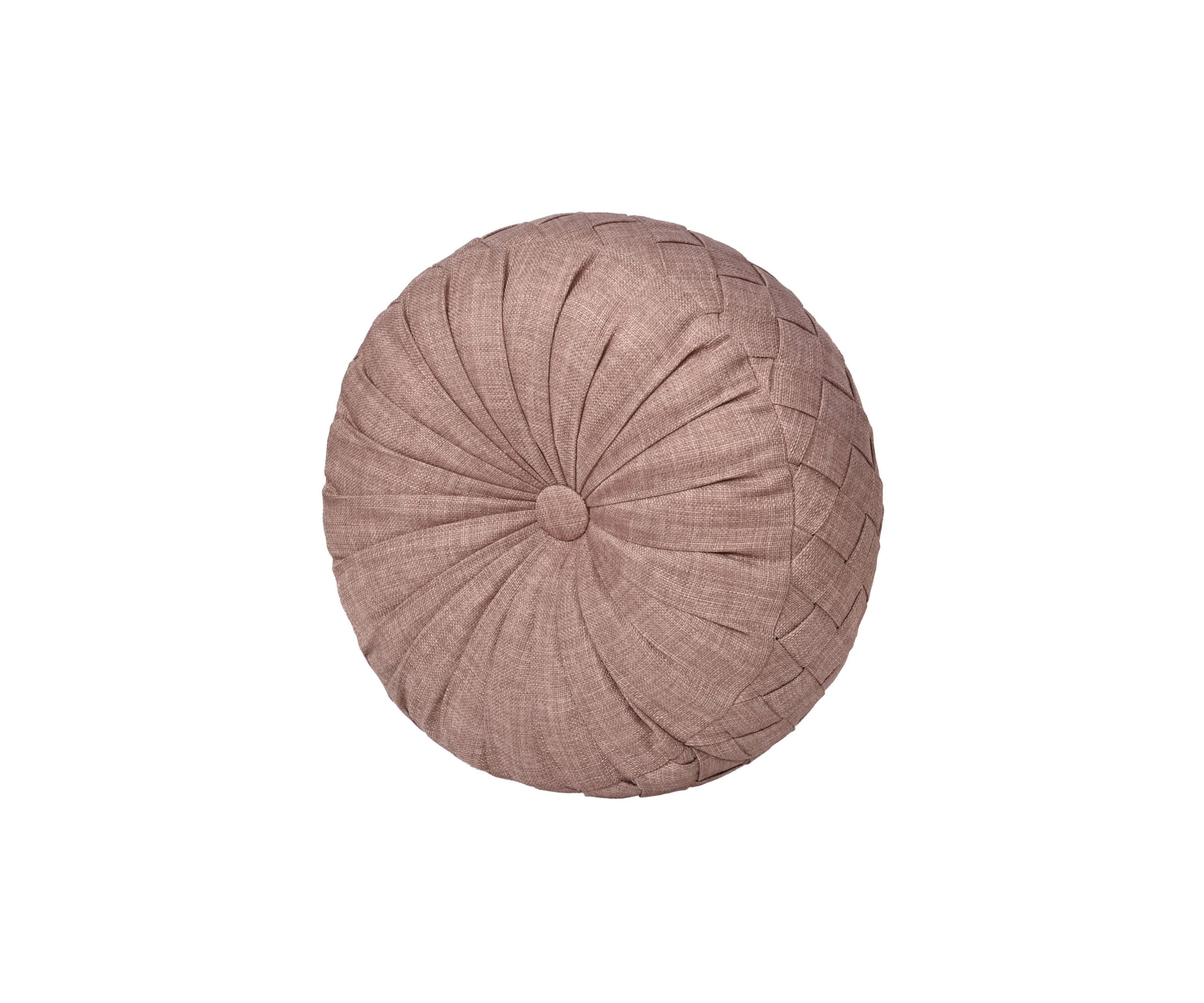 Santa Rosa Tufted Round Decorative Throw Pillow