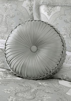 J. Queen New York Sondra Tufted Round Decorative Throw Pillow, 15 in. Round