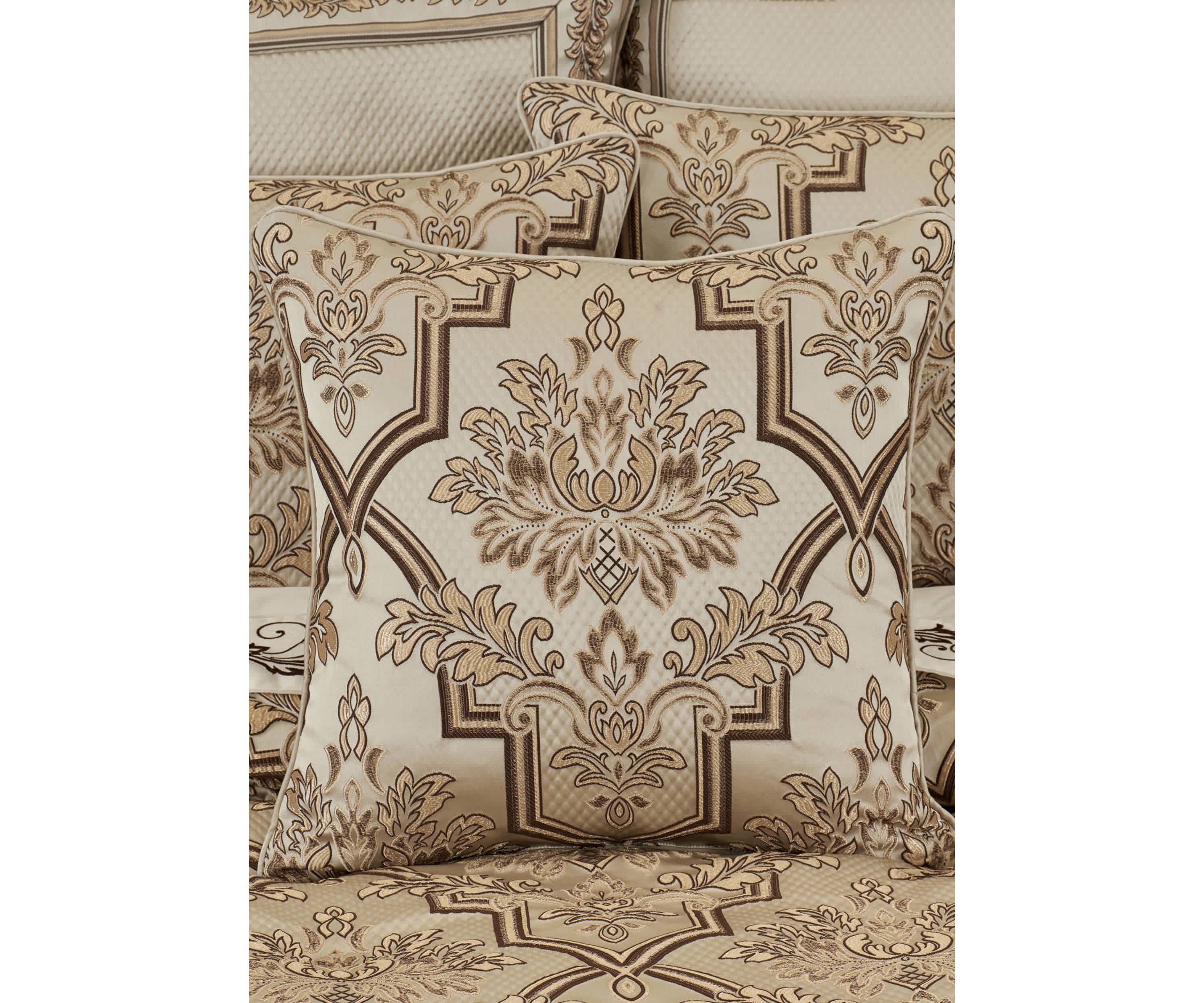 Gold Coast 20" Square Decorative Throw Pillow