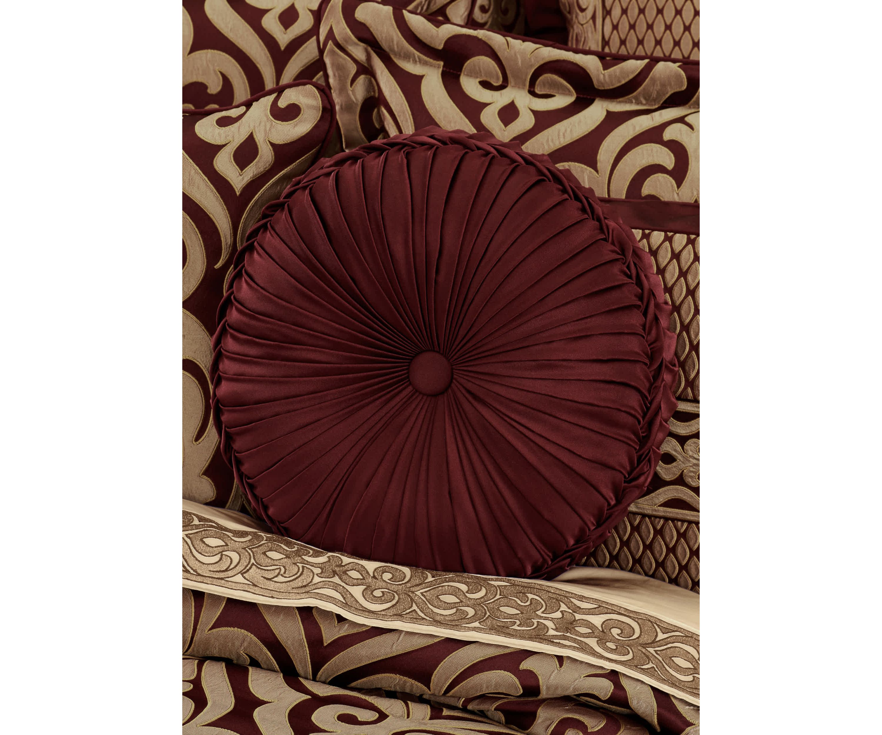 Renzo Tufted Round Decorative Throw Pillow