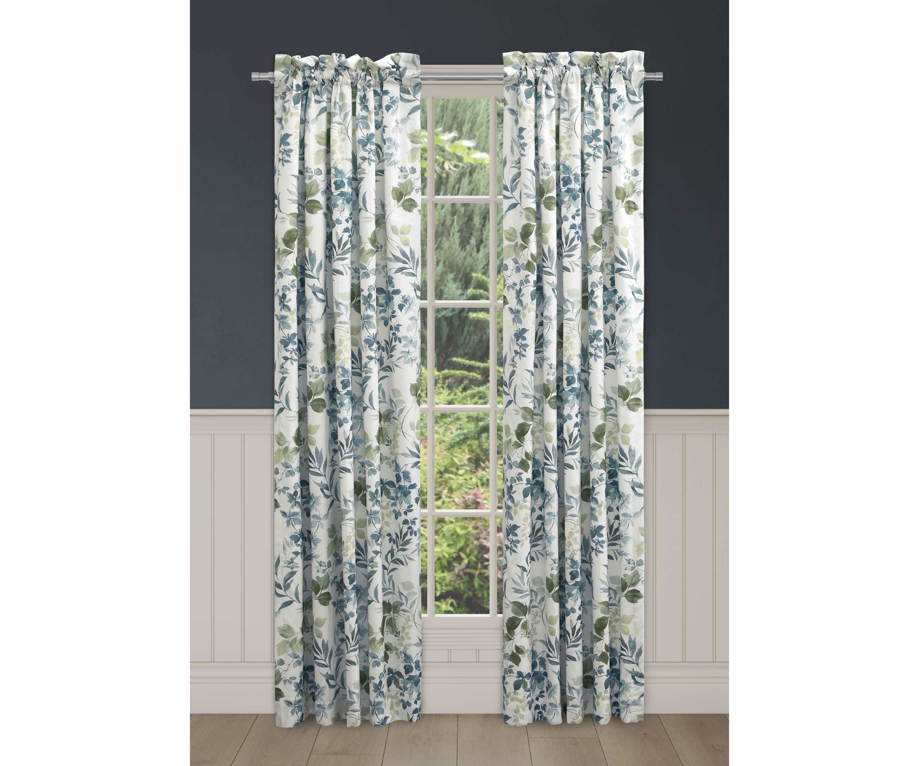 Evergreen Drapery Panel Pair