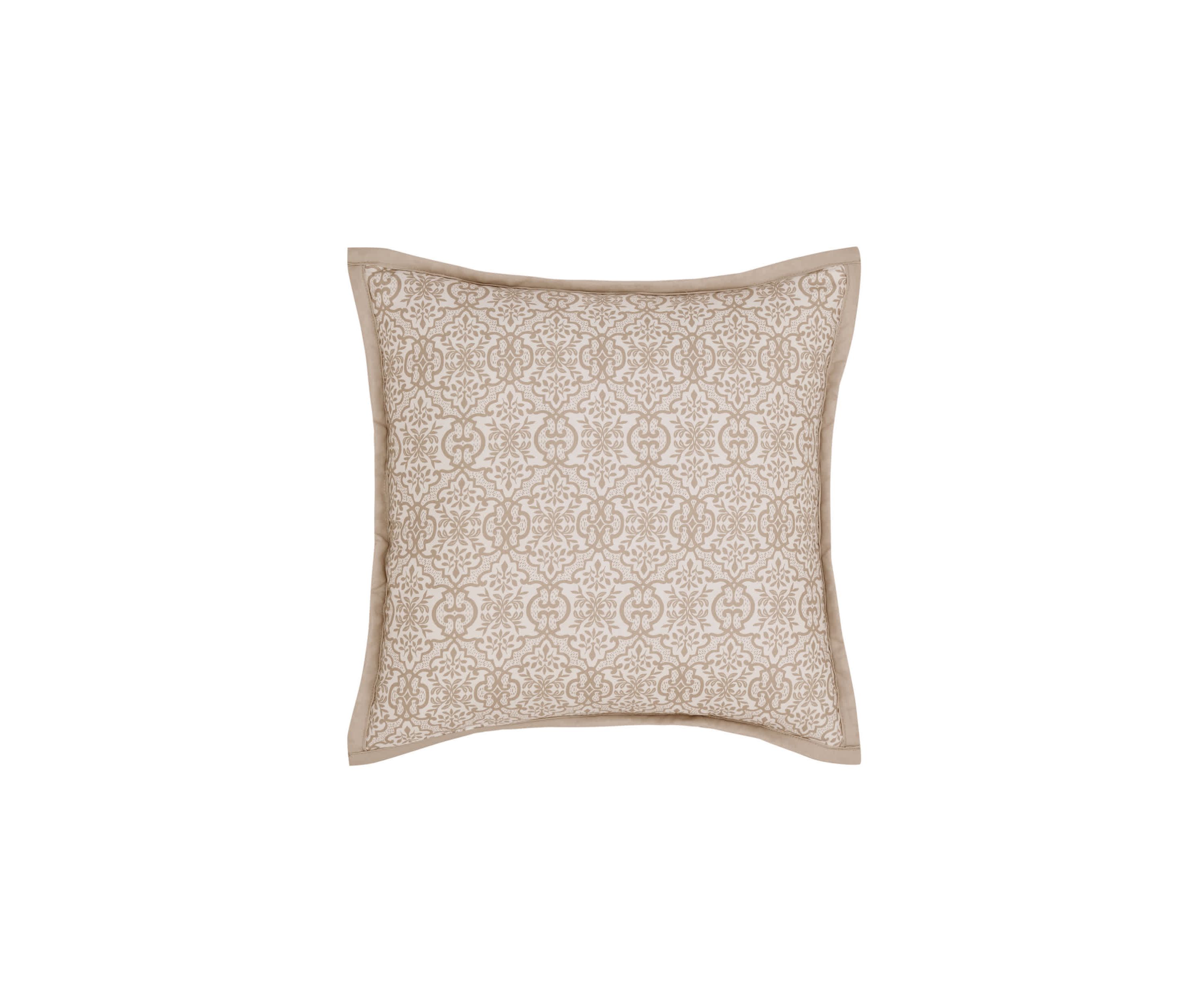 Rosewood 16" Square Quilted Decorative Throw Pillow