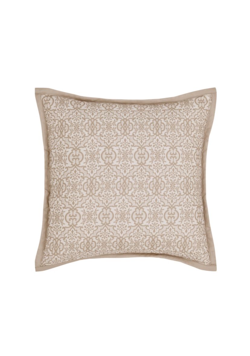Rosewood 16" Square Quilted Decorative Throw Pillow