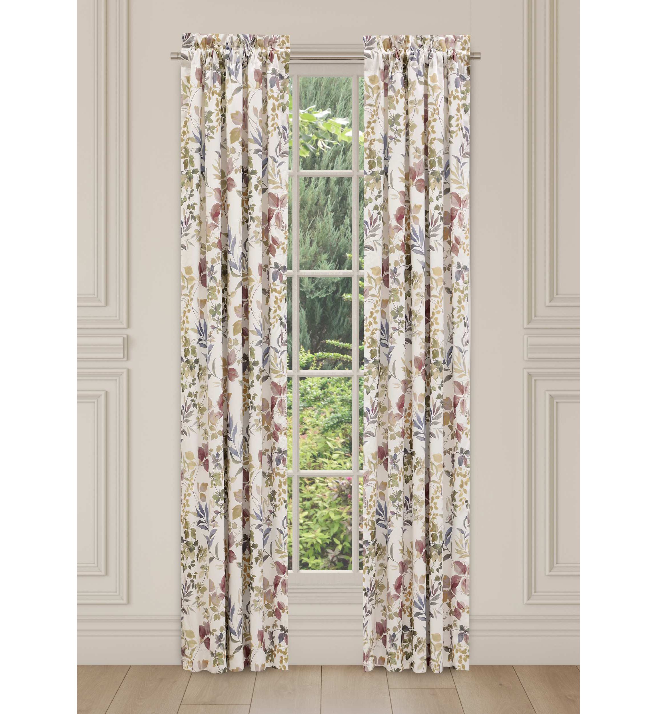 Rosewood Drapery Panel Pair