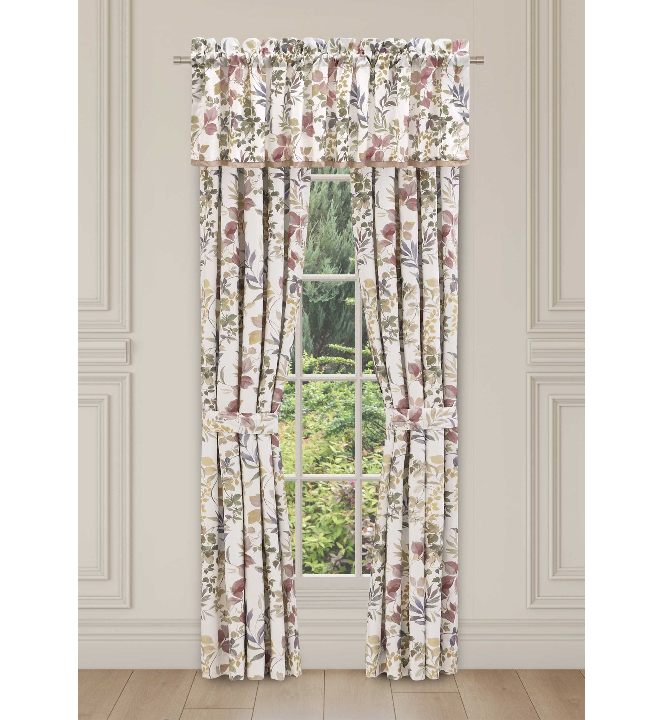 Rosewood Drapery Panel Pair