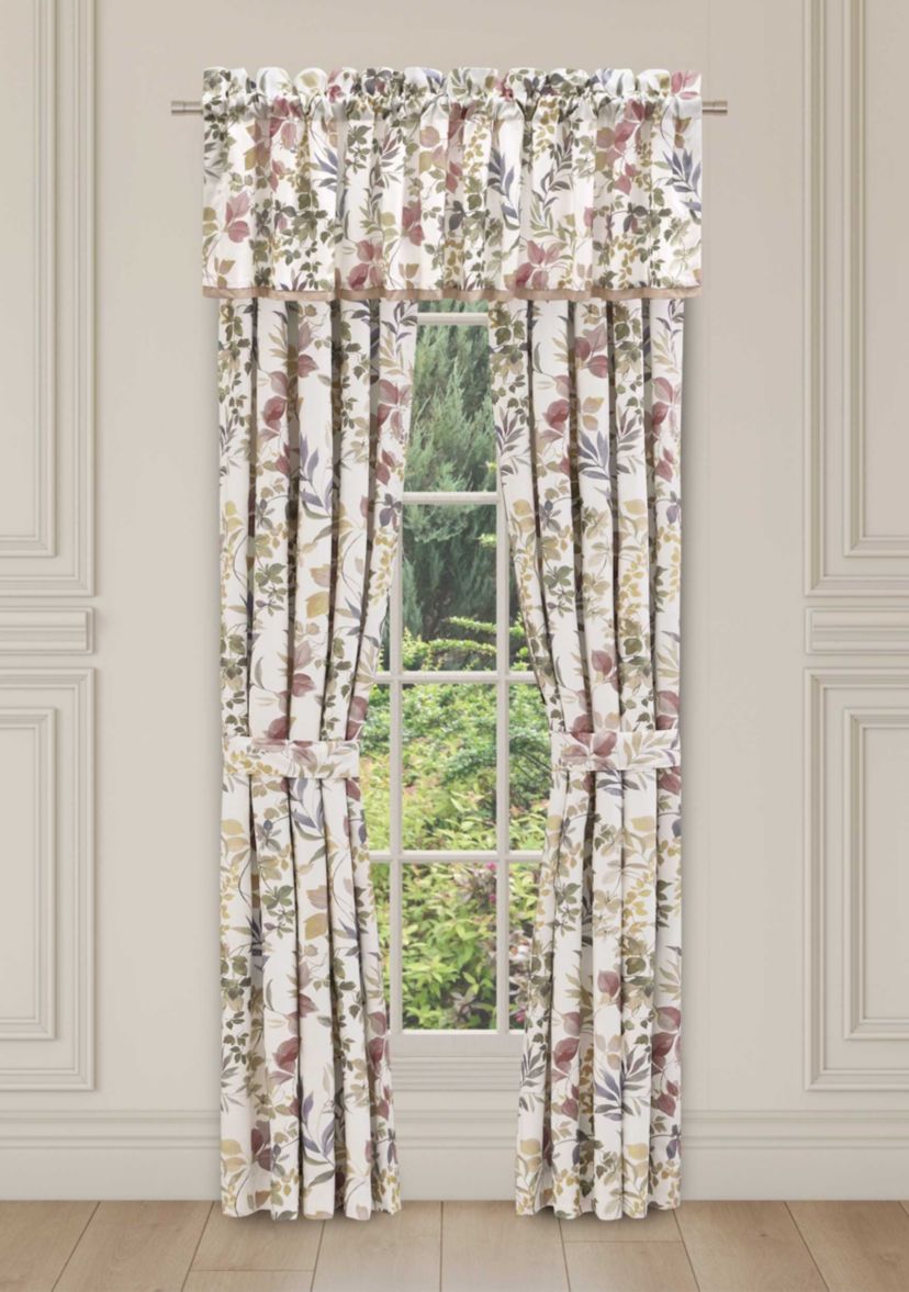 Rosewood Drapery Panel Pair