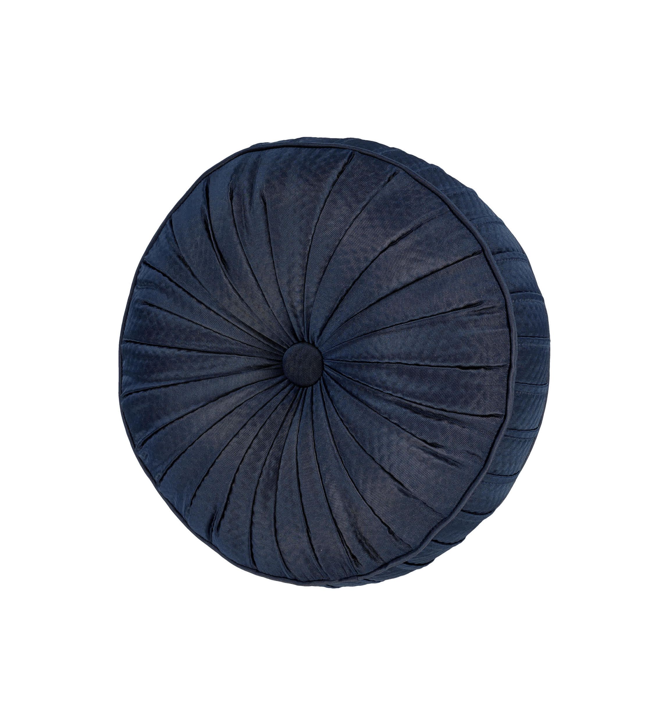 Excelsior Tufted Round Decorative Throw Pillow