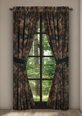 J. Queen New York Baja Drapery Panel Pair, Teal, 84-89 2 Wide