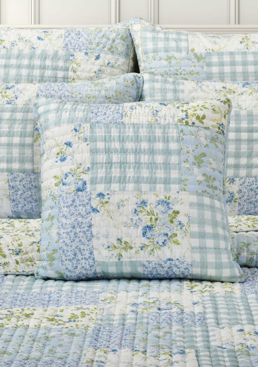Karalena 20" Square Quilted Decorative Throw Pillow