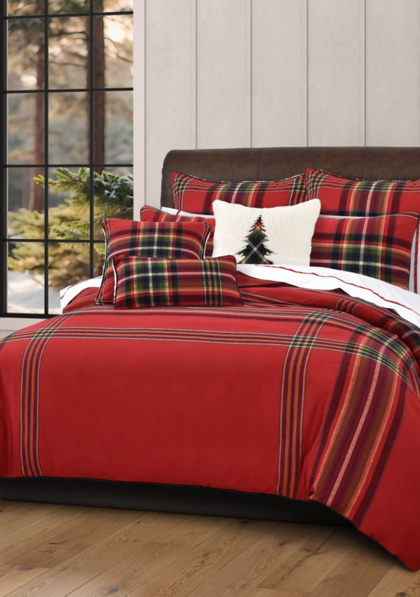 Andrew Plaid 20" Square Decorative Throw Pillow