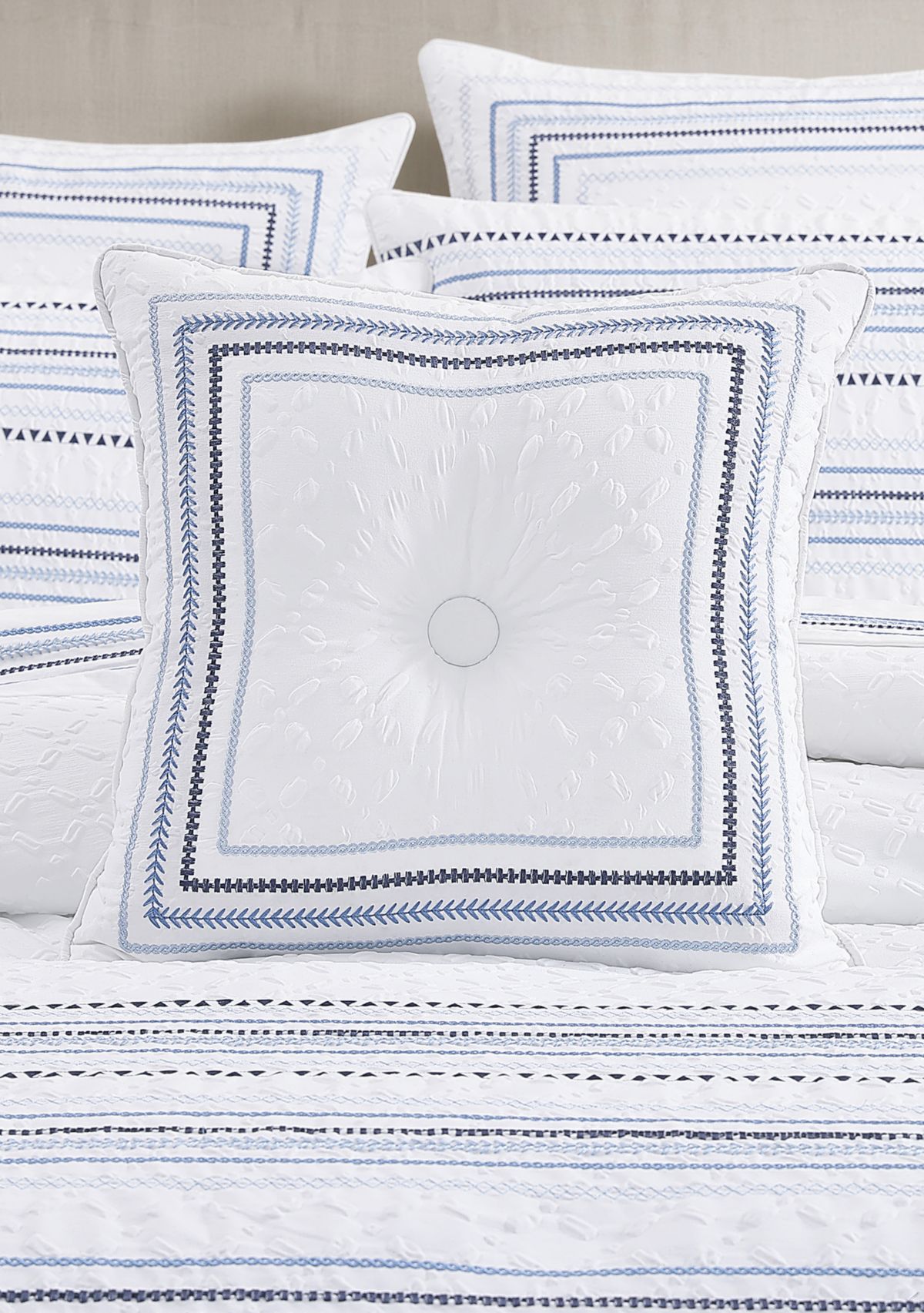 Bayside 18" Square Decorative Throw Pillow