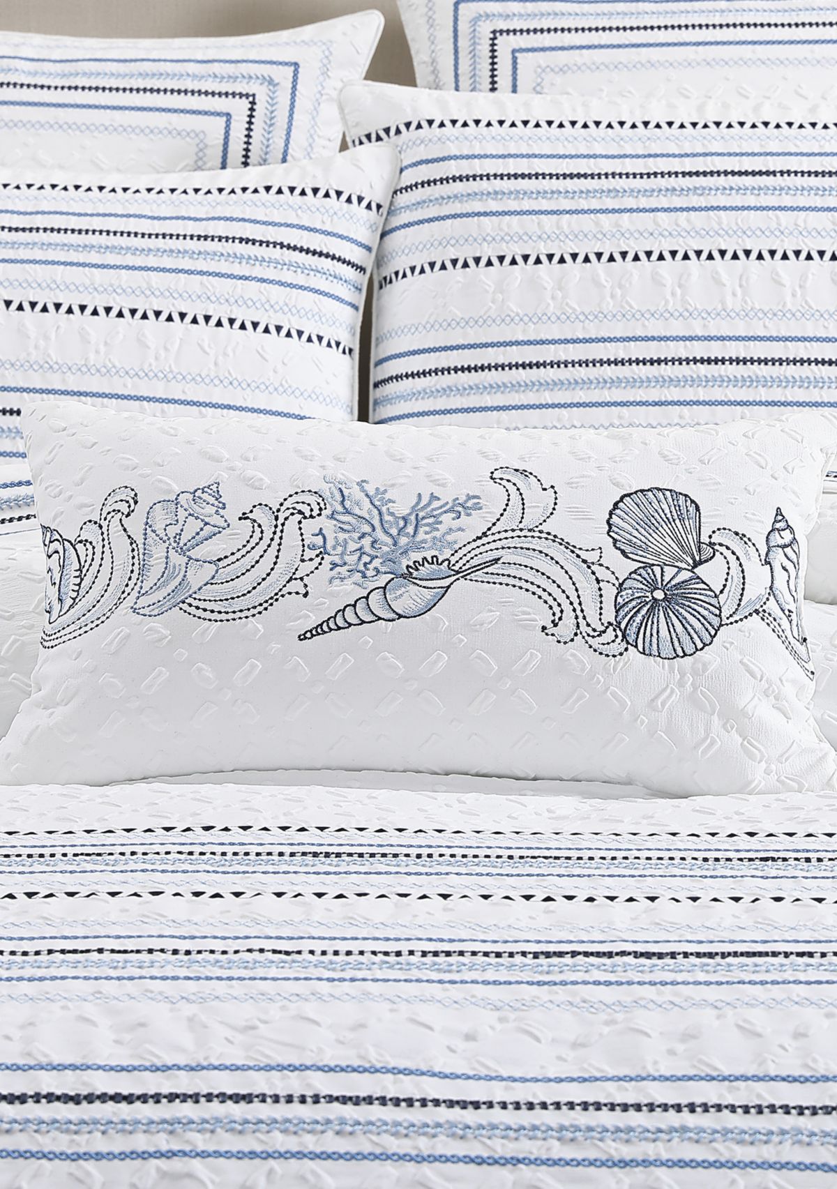 Bayside Boudoir Decorative Throw Pillow